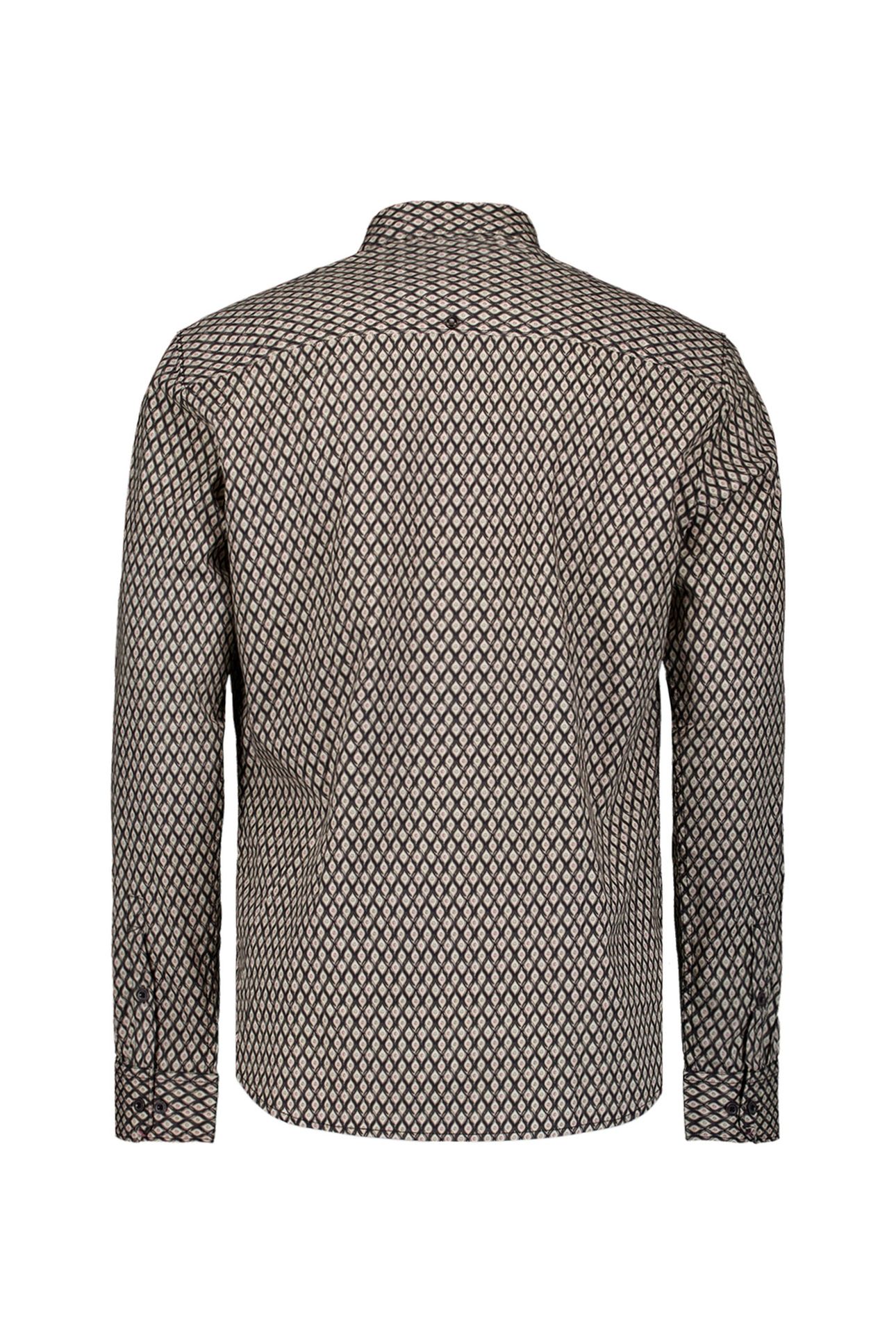 SHIRT STRETCH ALLOVER PRINTED BLACK 7