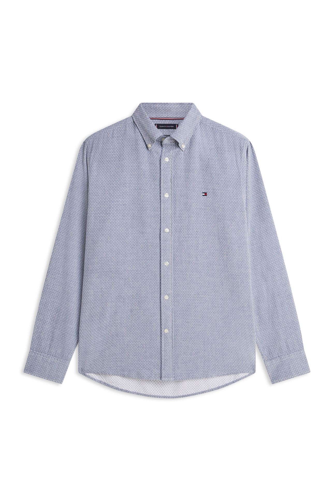 FLEX DOBBY SF SHIRT CARBON NAVY 4