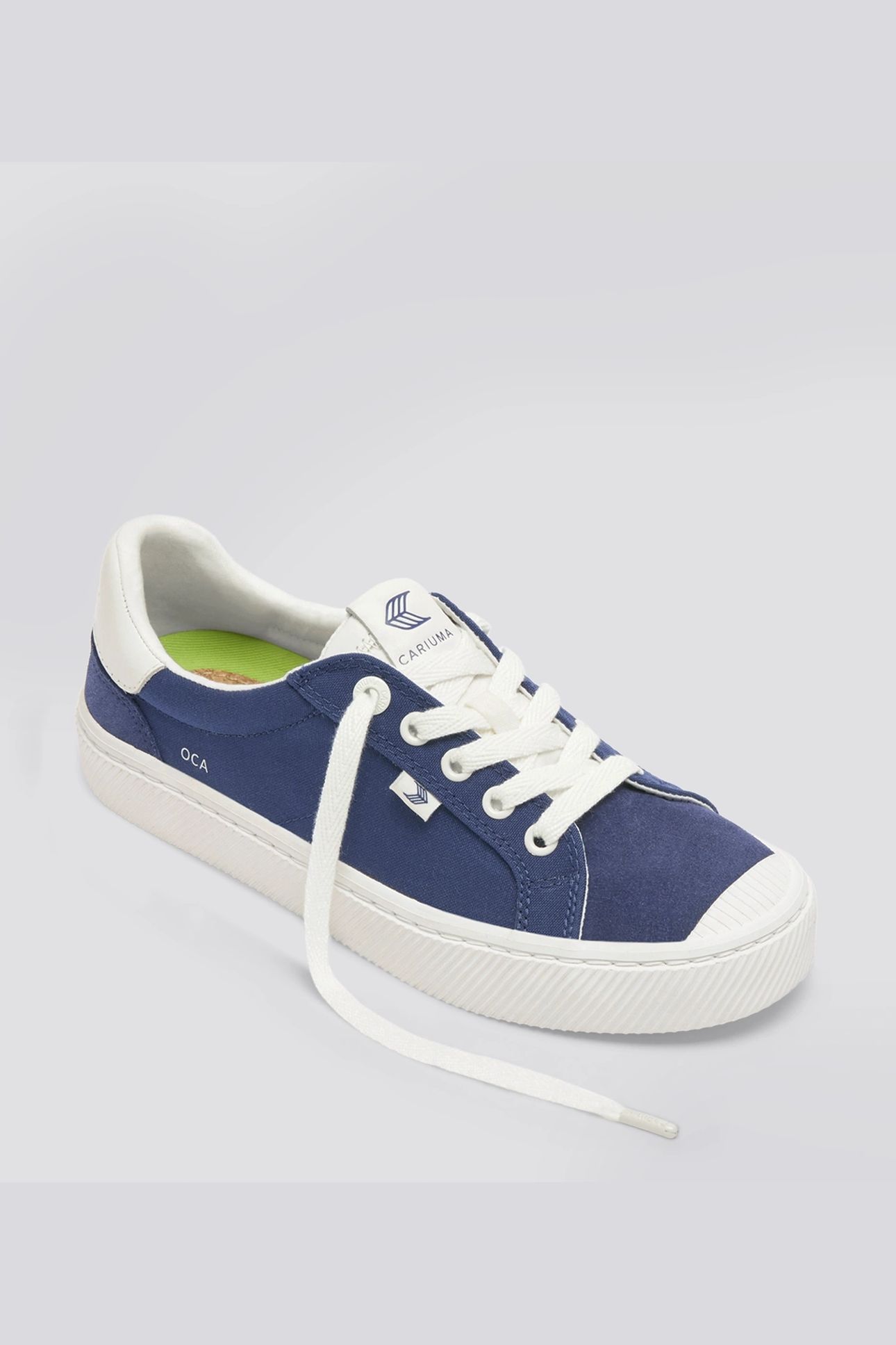OCA NYLON AND SUEDE BRIGHT NAVY 2