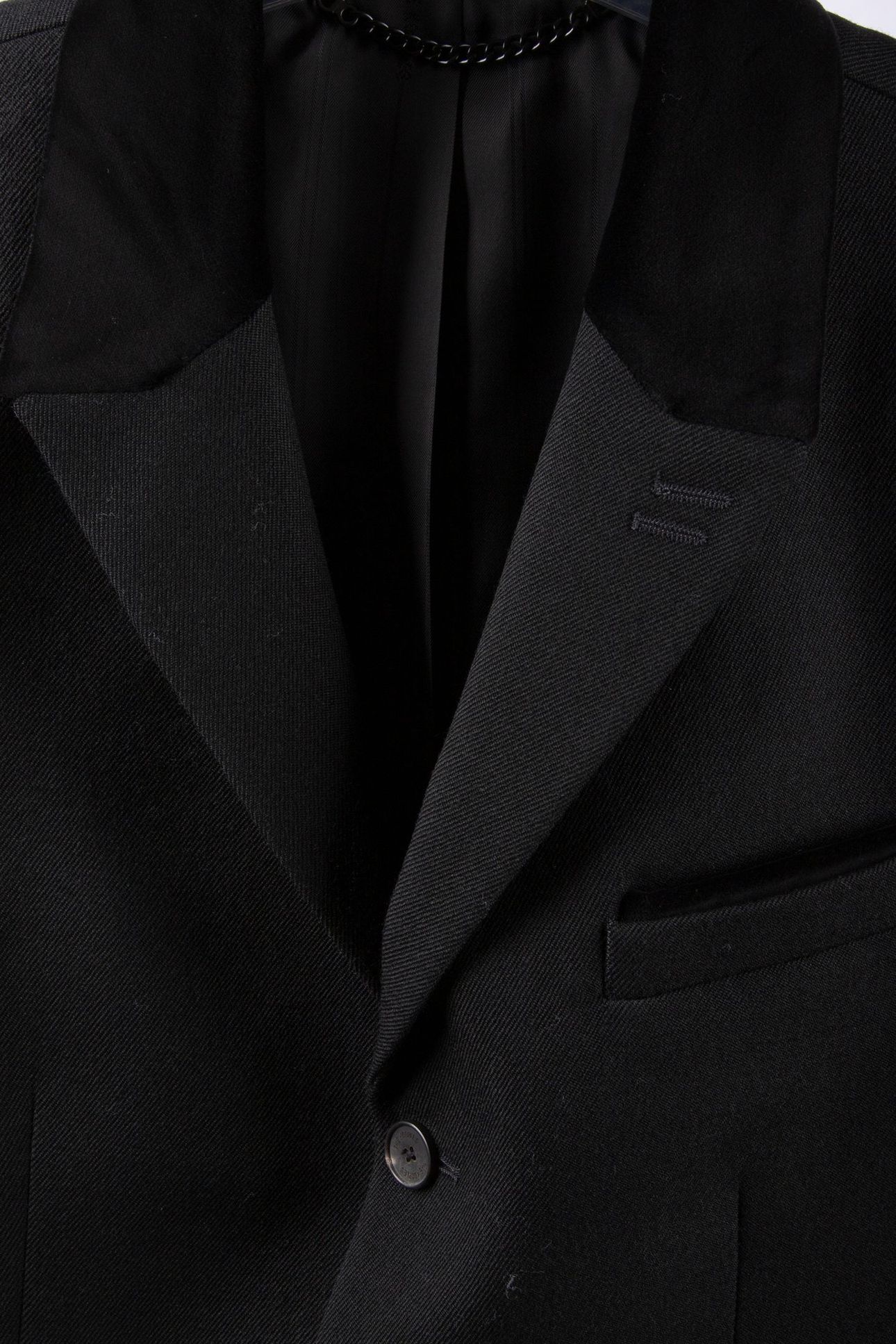 STRAIGHT-CUT JACKET WITH 3 BUTTONS & 3 POCKETS BLACK 7