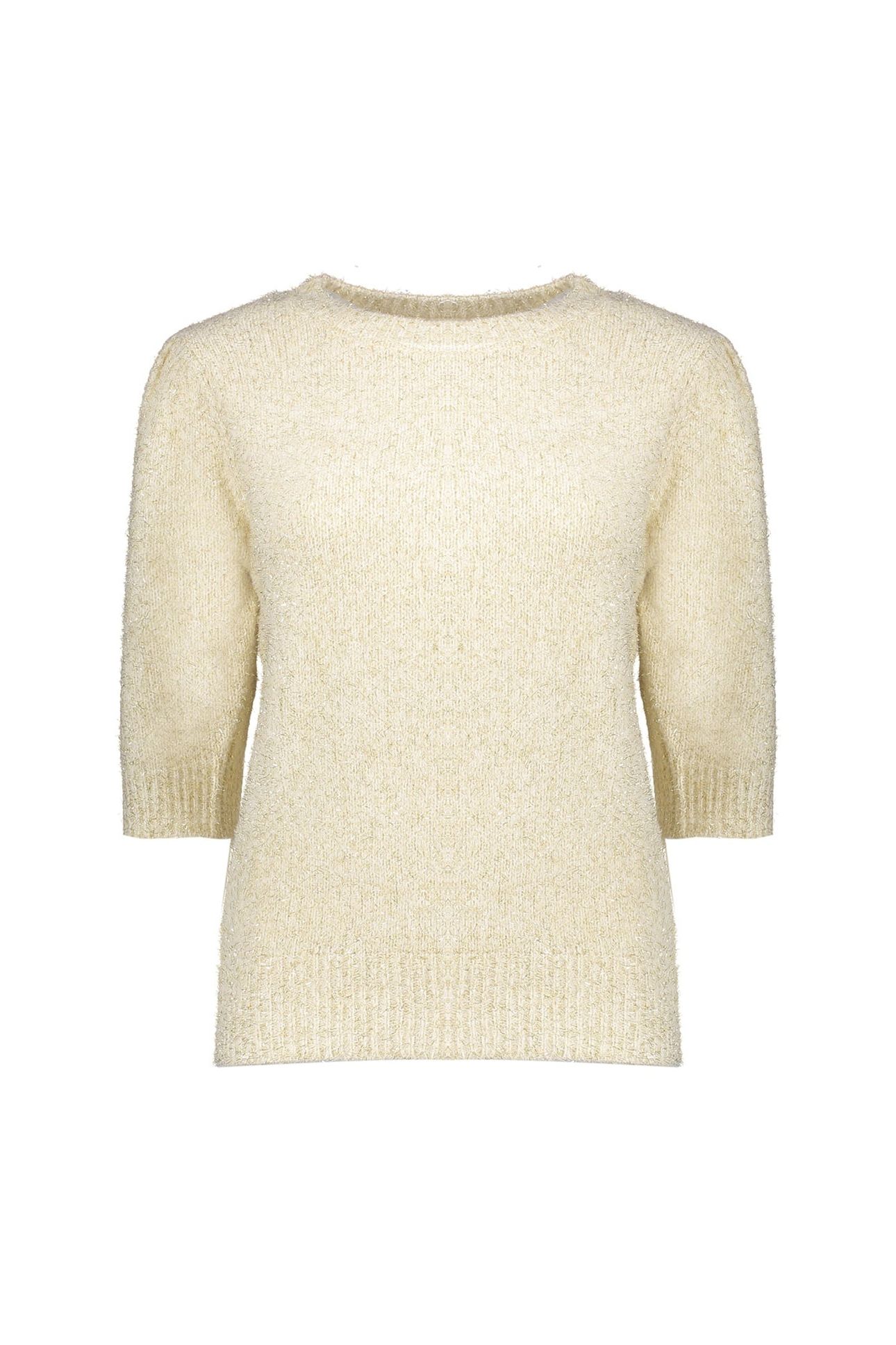 PULLOVER LUREX OFF-WHITE/GOLD 1