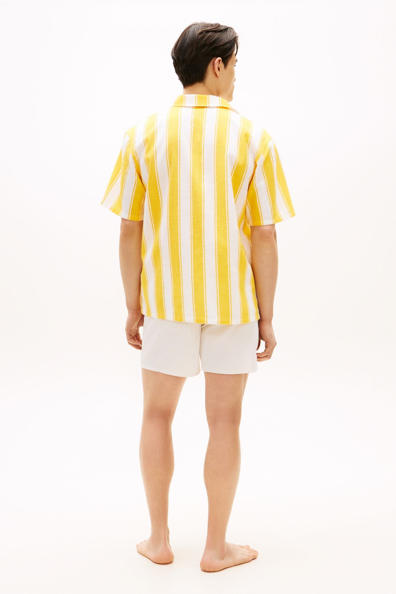 WOVEN BOWLING SHIRT SUMMER STRIPE SUNSHOWER 3