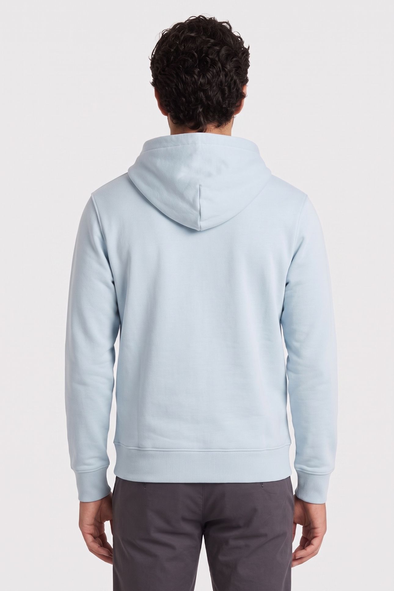 LONG SLEEVE CLASSIC 350GSM TERRY SCRIPT WINTER SKY 2