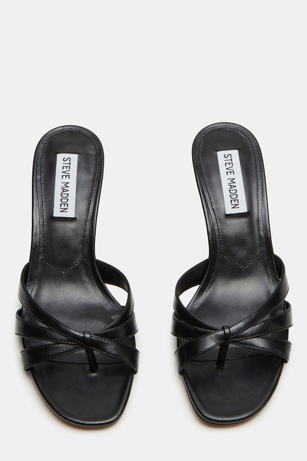 CARY SANDALS BLACK LEATHER 5