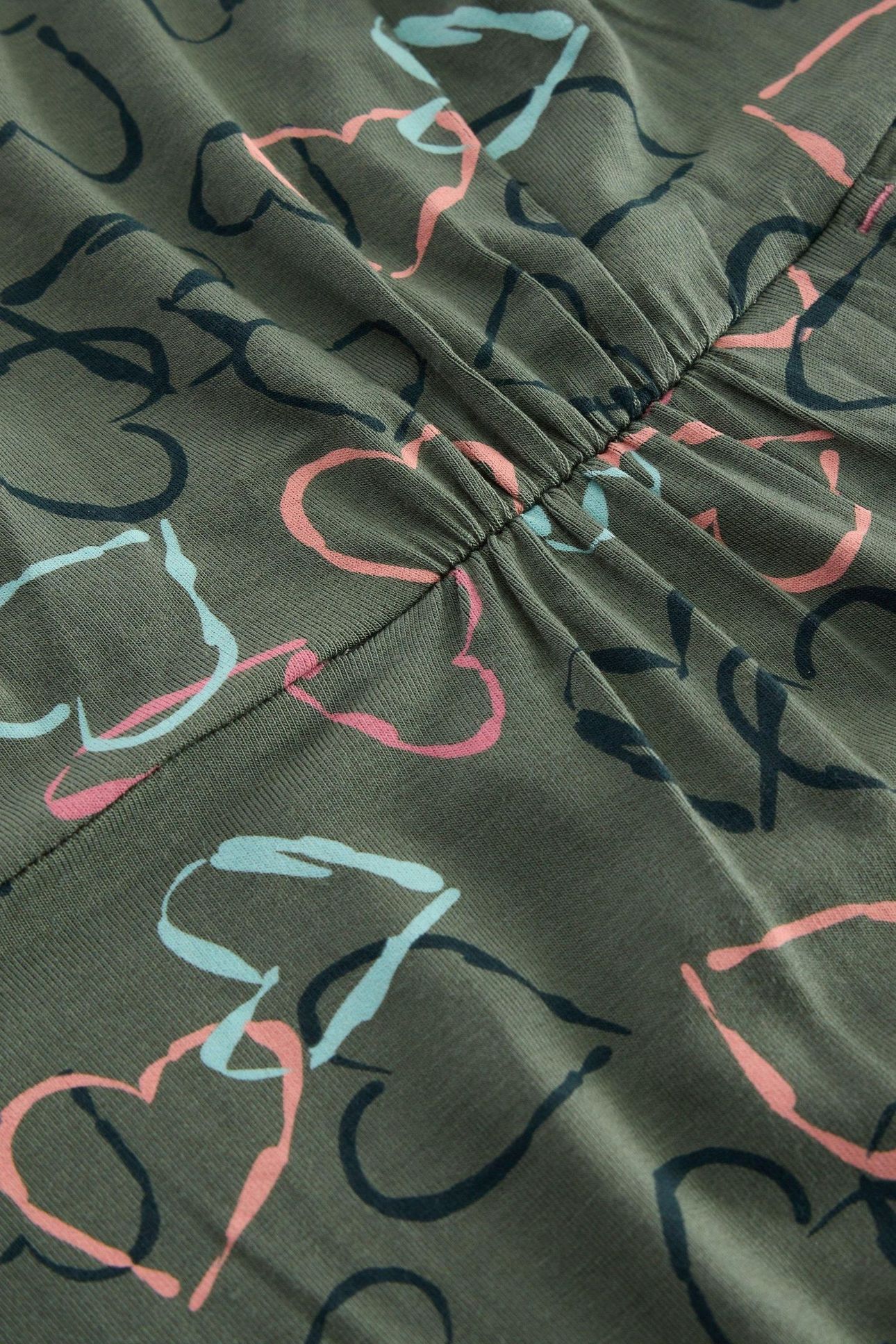 TALLIE JERSEY DRESS GREEN PRINT 6