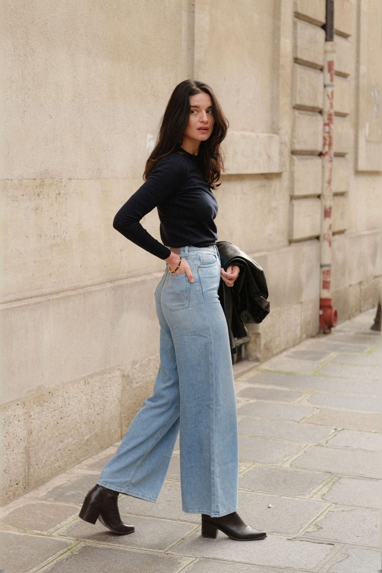 SARA HIGH LOOSE FLOW STONE VINTAGE 7