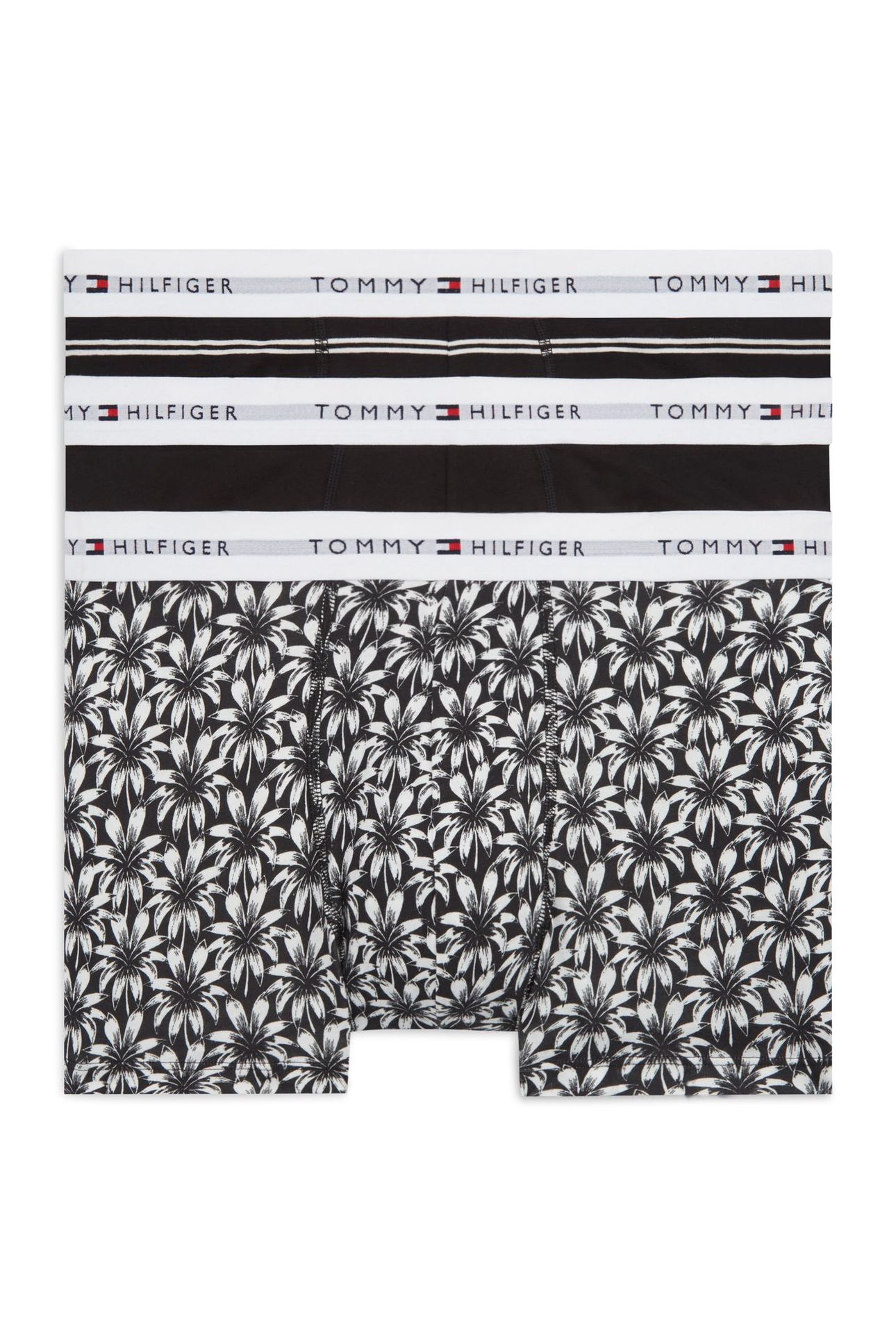 3-PACK TRUNK PRINT+ TRM STPE/BLK/PALM FLRL 1
