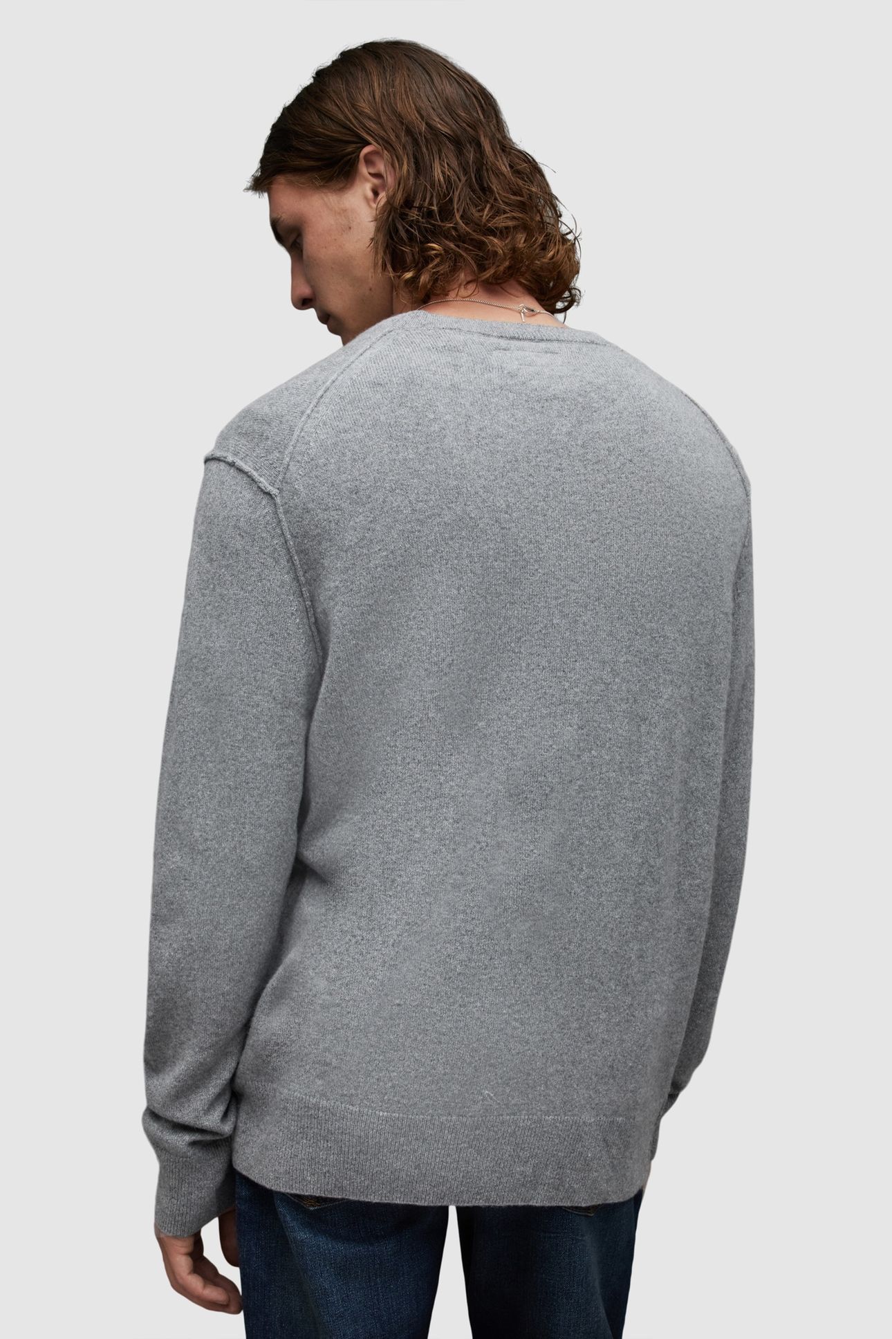 FINN CASHMERE CREW GREY MARL 3