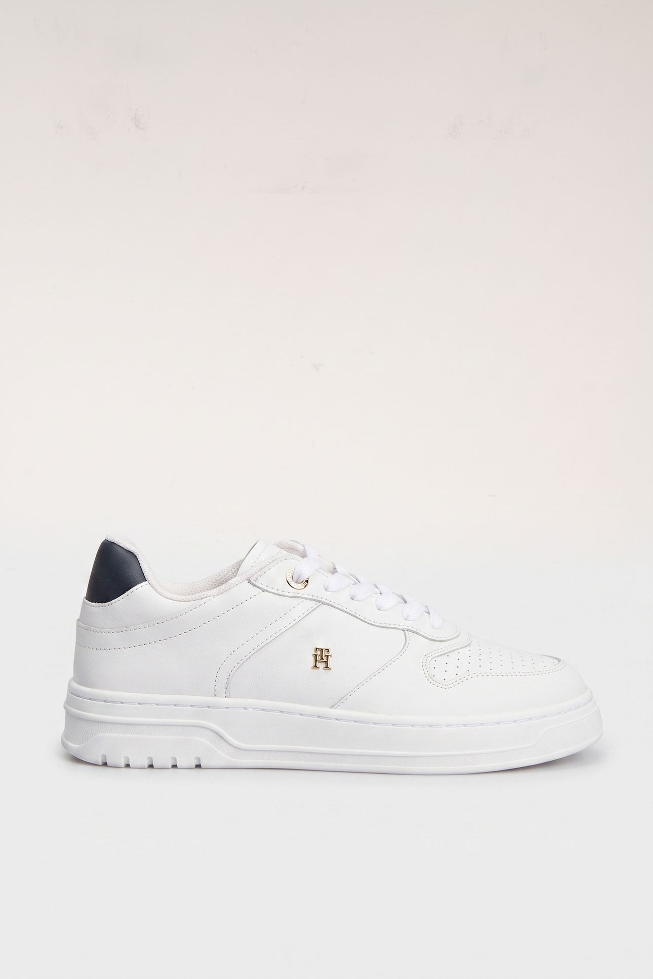 SPORTY CUPSOLE COURT TRAINERS WHITE 2