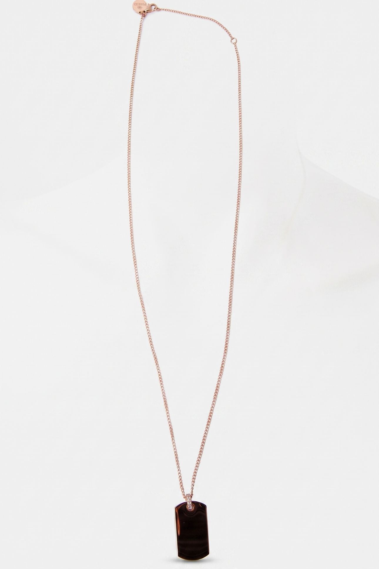 PLATE CHARM KETTE ROSEGOLD 2