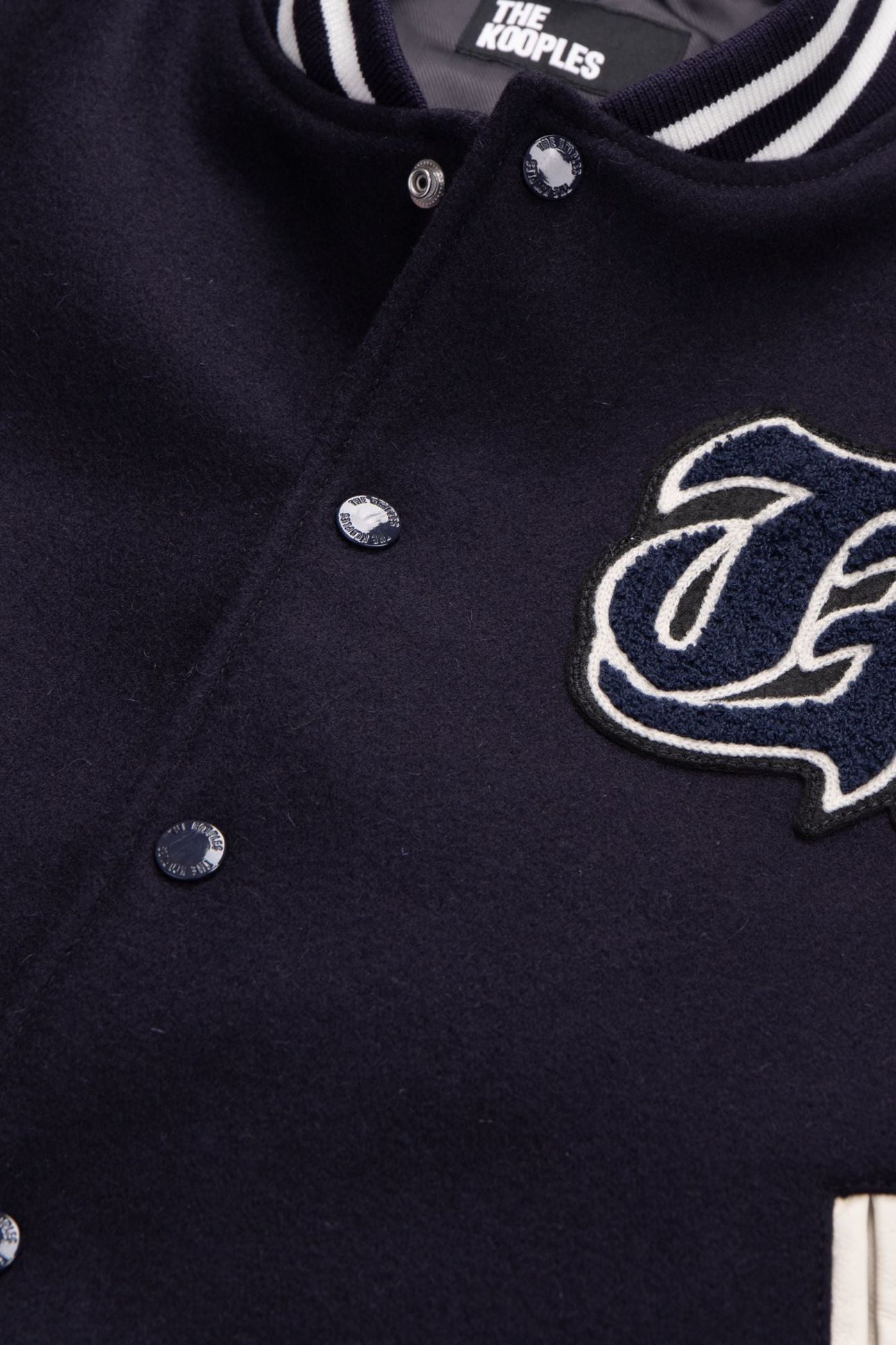 VARSITY JACKET WITH PATCH NAVY 6