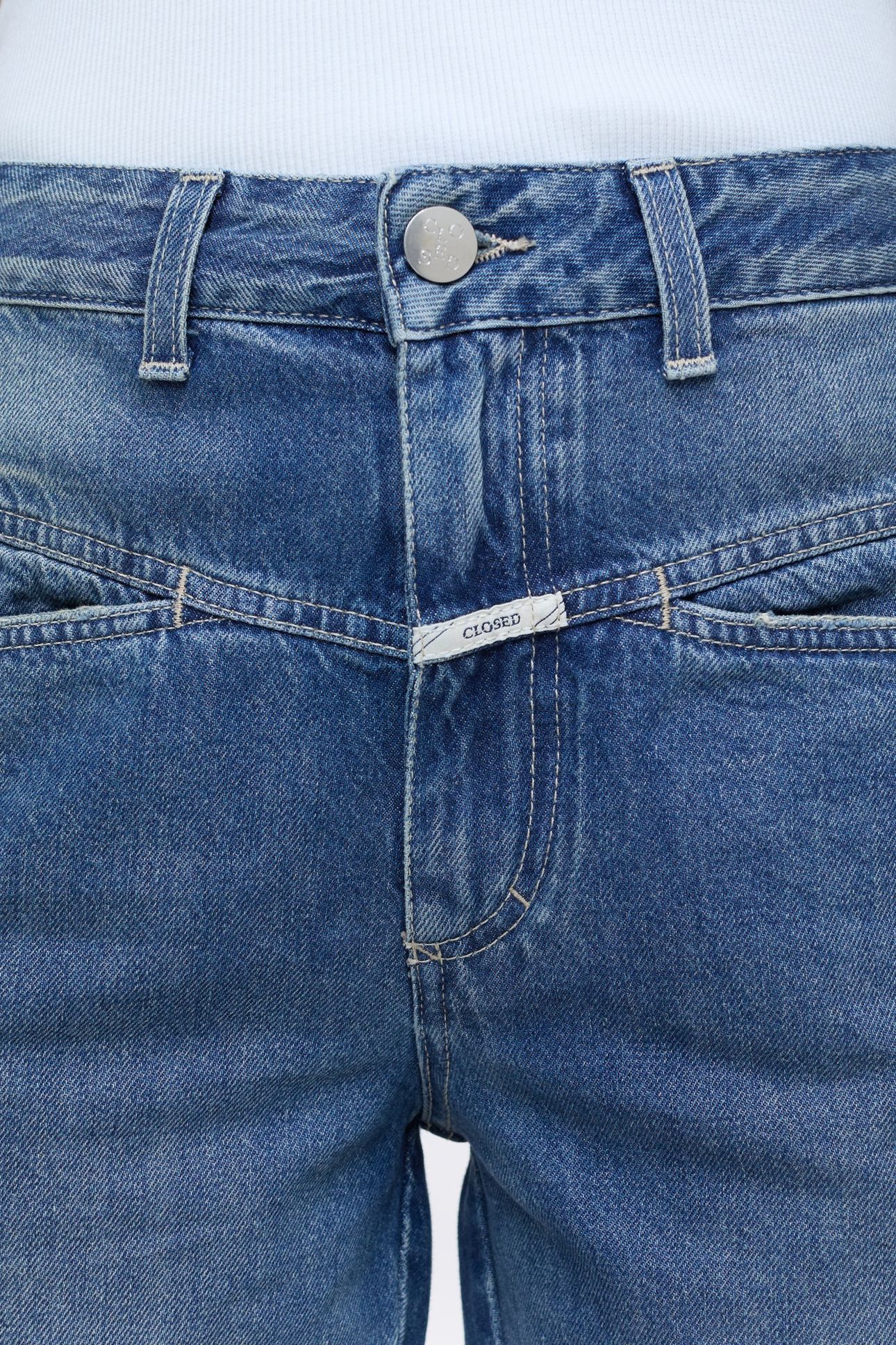 PEDAL PUSHER JEANS DARK BLUE 4