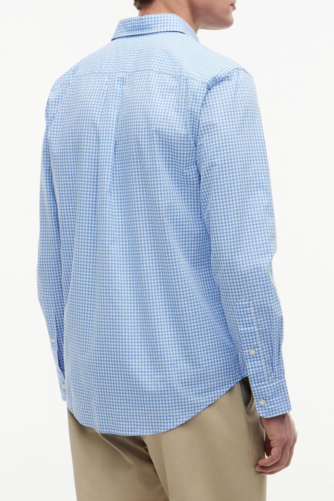 FLEX POPLIN GINGHAM BLUE SPELL/CHECK 2