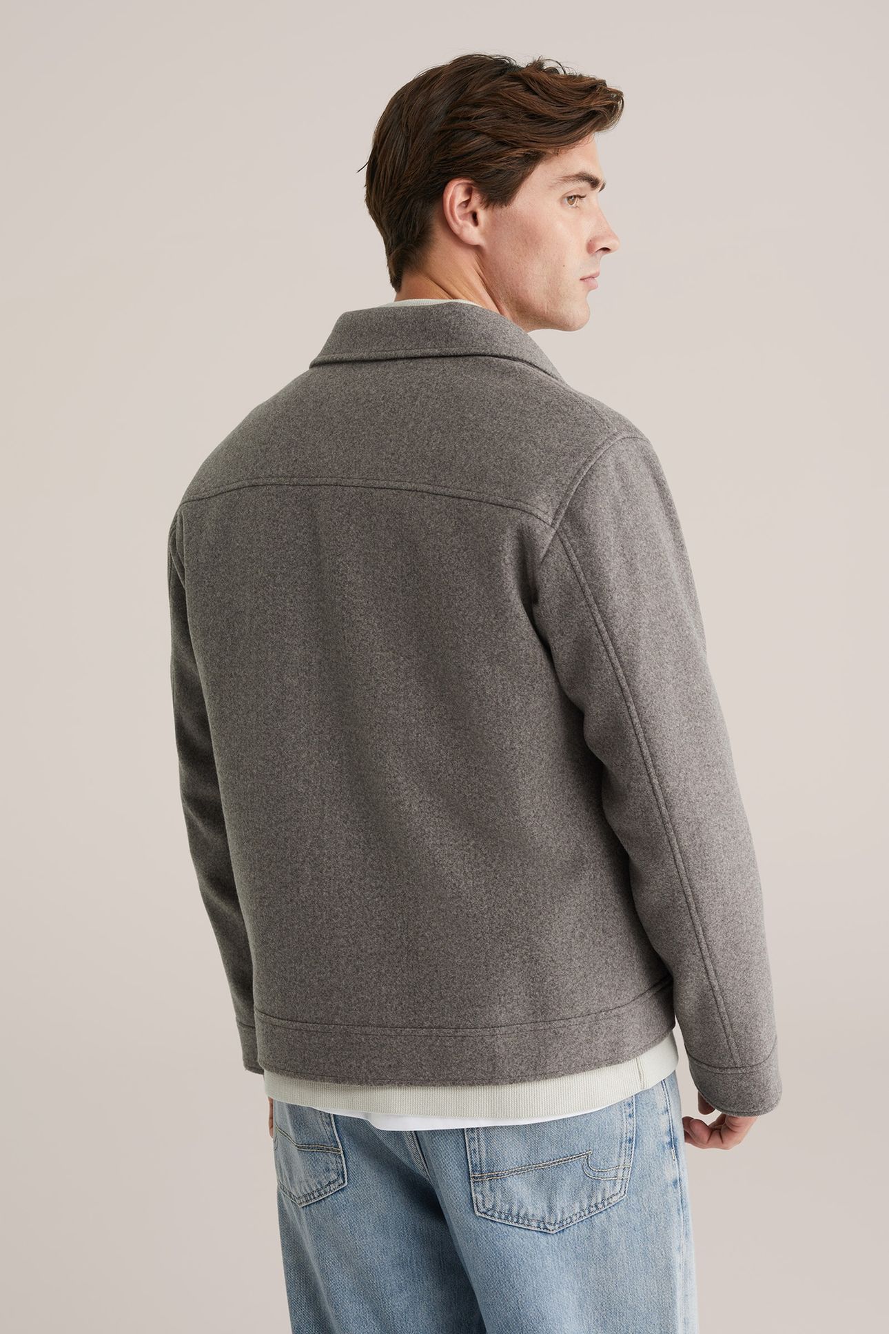 JACKET NORMAL LENGTH GREY 4