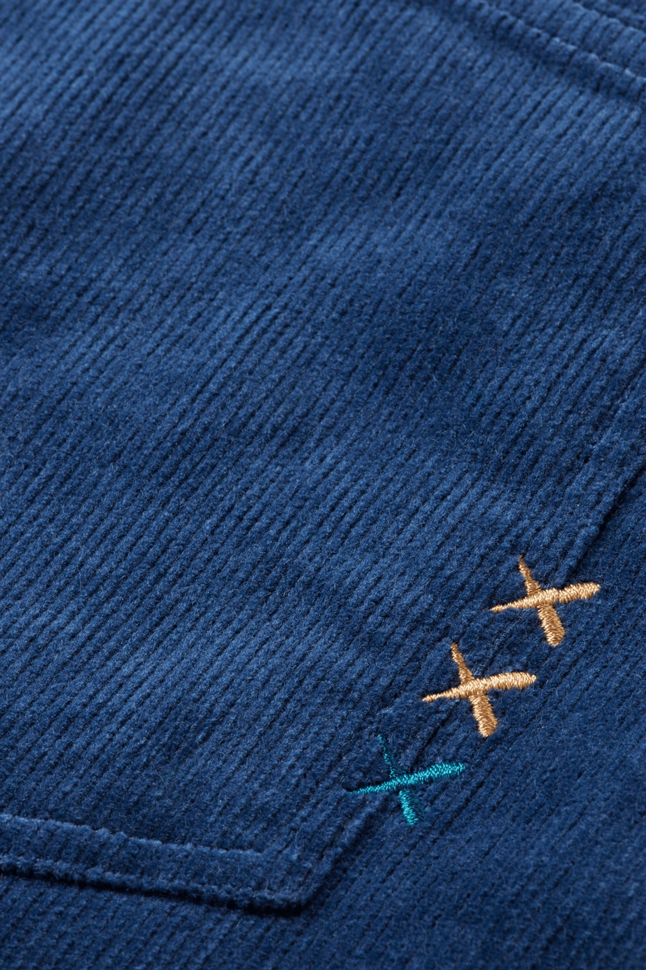 THE ZEE STRAIGHT JEANS IN COLOURED CORDUROY INSIGNIA BLUE 6