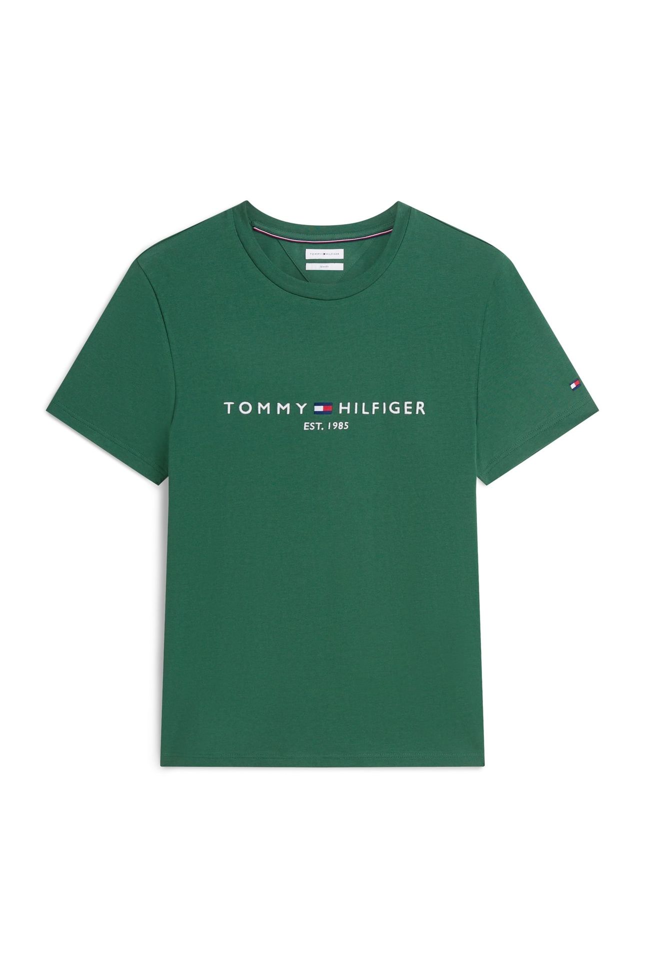 TOMMY LOGO TEE STREET GREEN 4