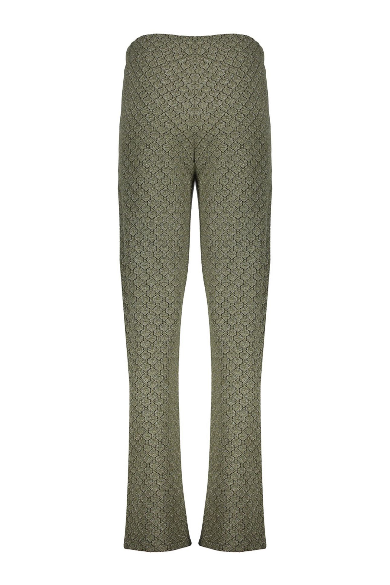 PANTS JACQUARD LUREX GREEN/BLACK 2