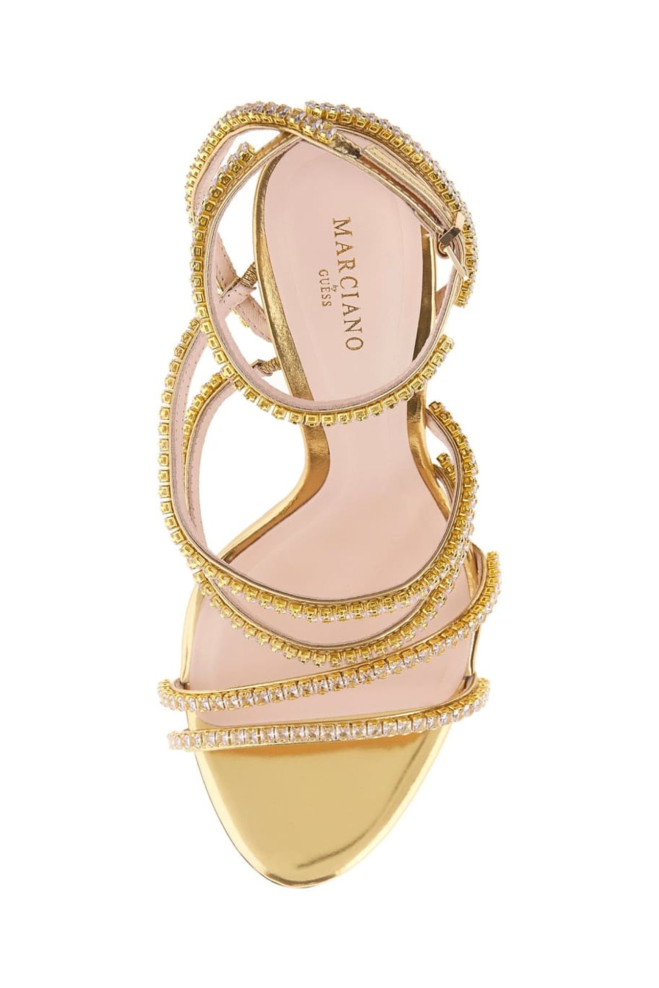 CRYSTAL SANDAL GOLD 4