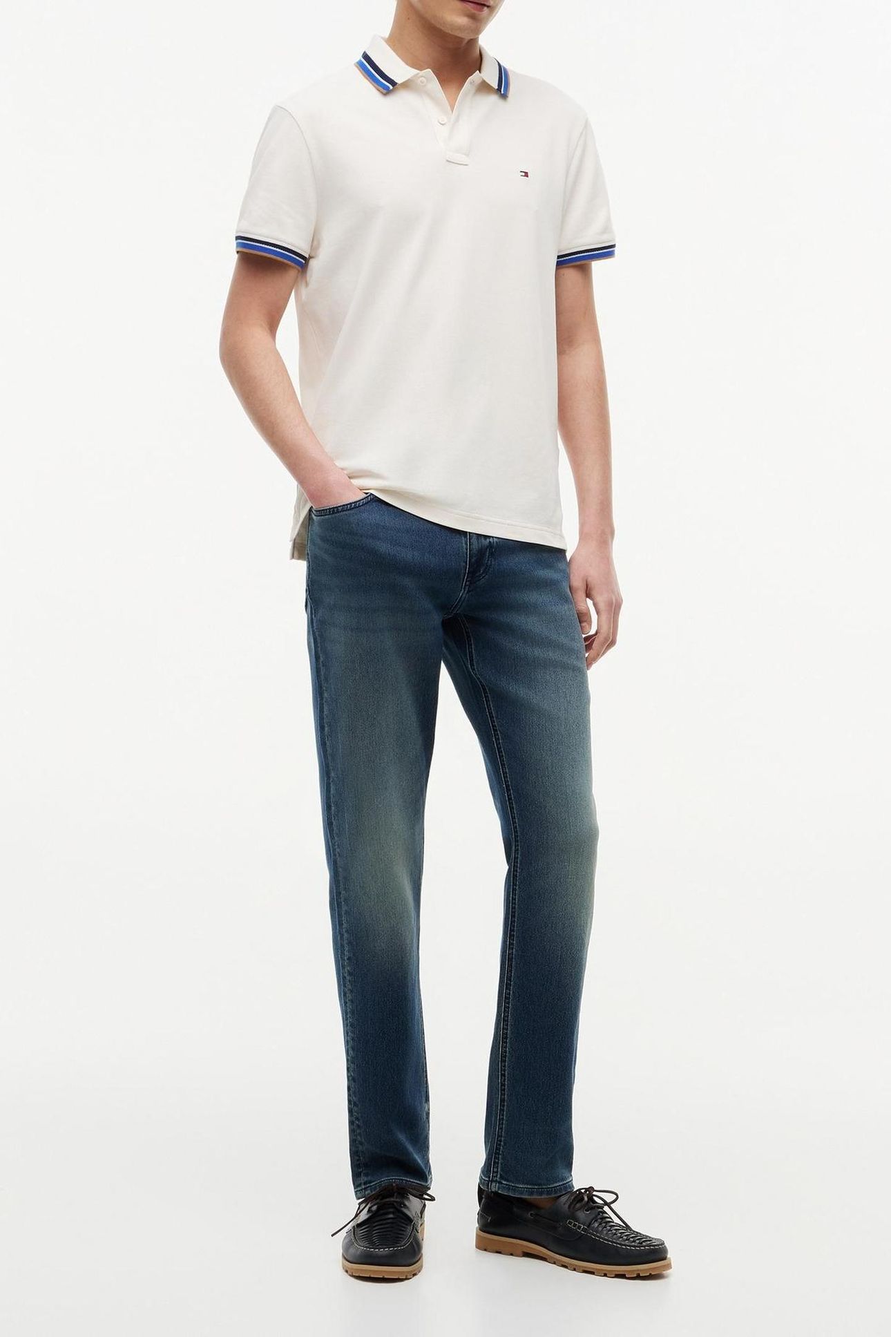 CONTRAST COLLAR CUFF IVORY PETAL 3