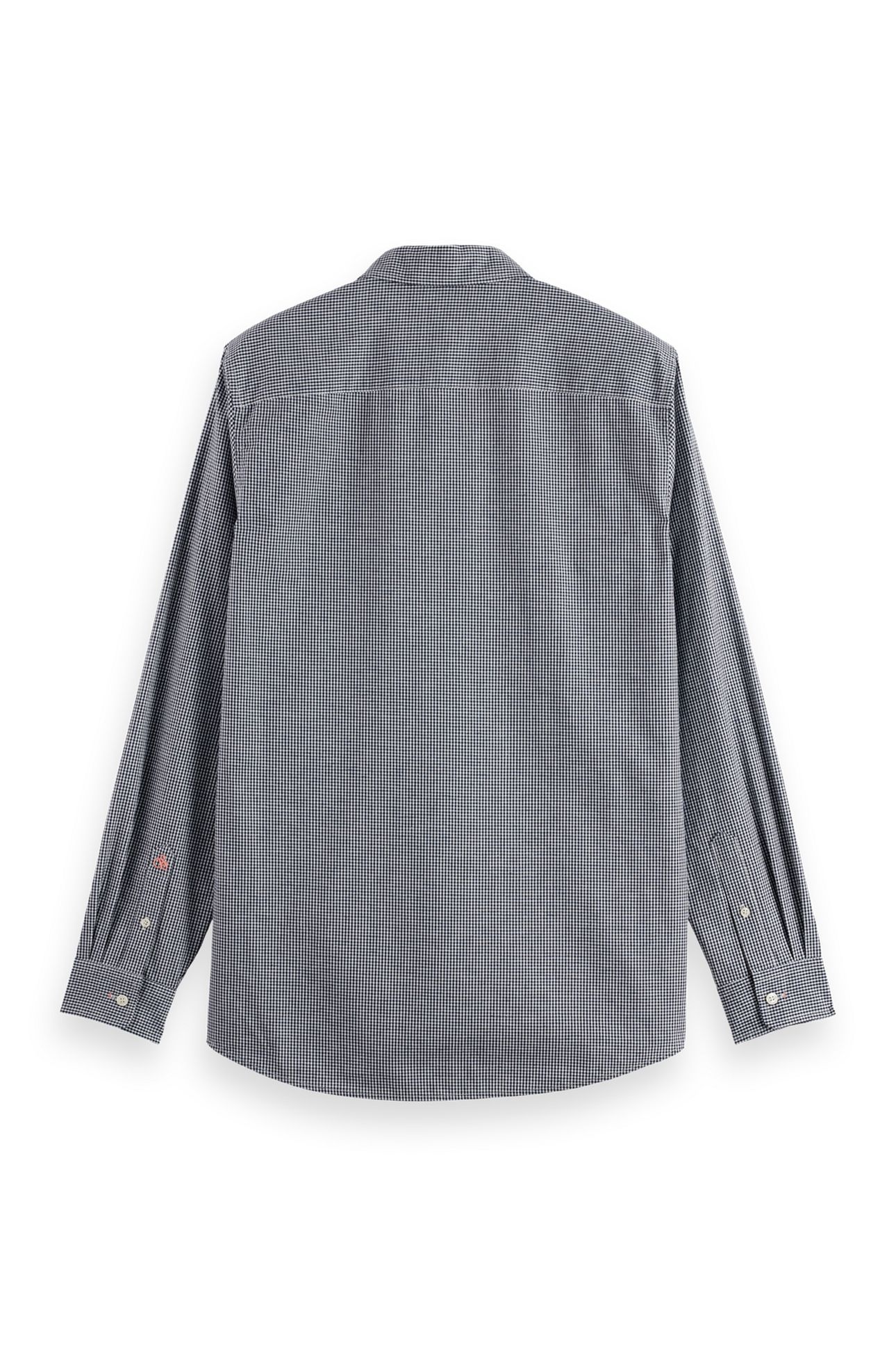 MICRO-CHECK POPLIN SHIRT PEACOAT MICRO CHECK 4