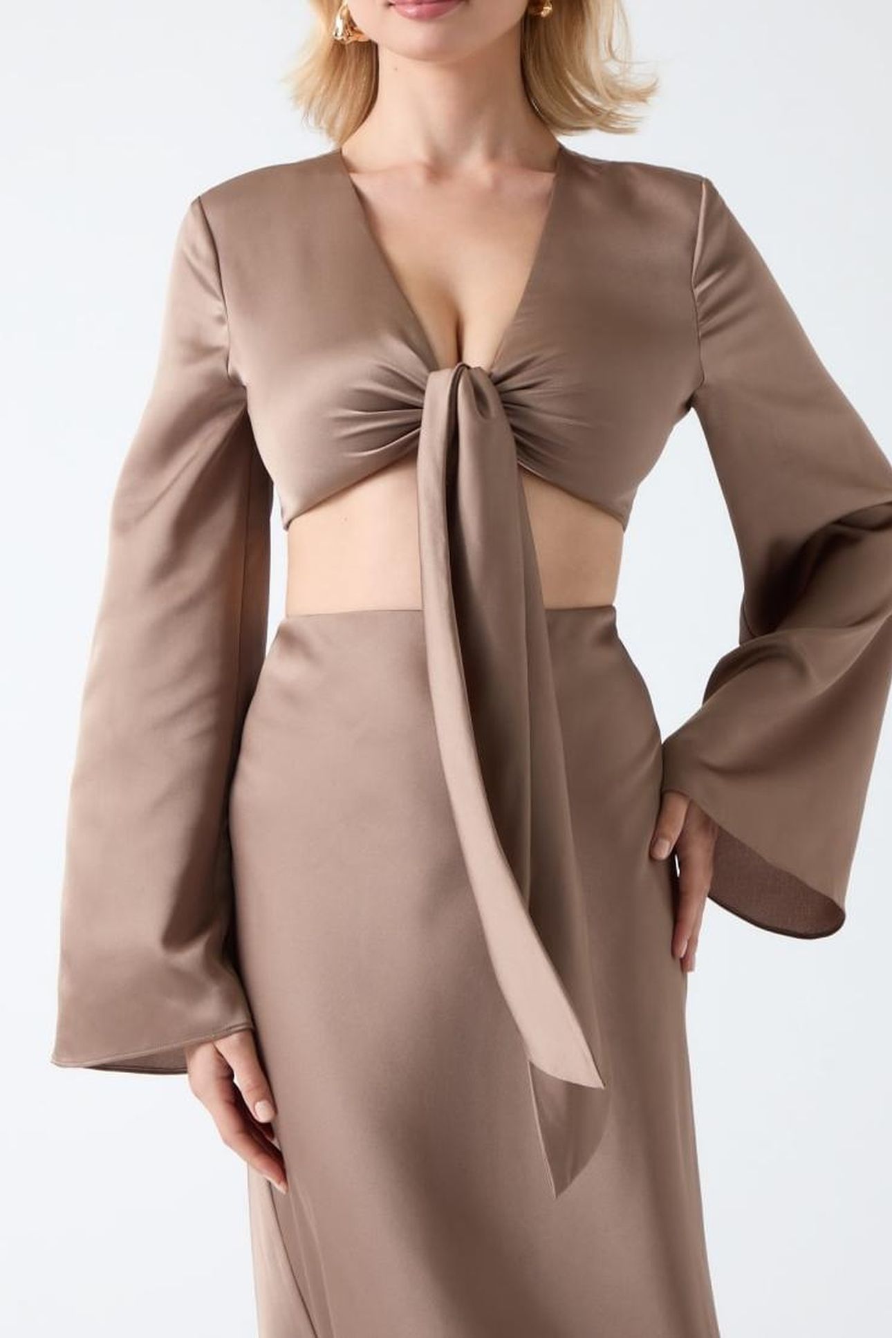 MONICA LS TOP BUFF TAUPE 5