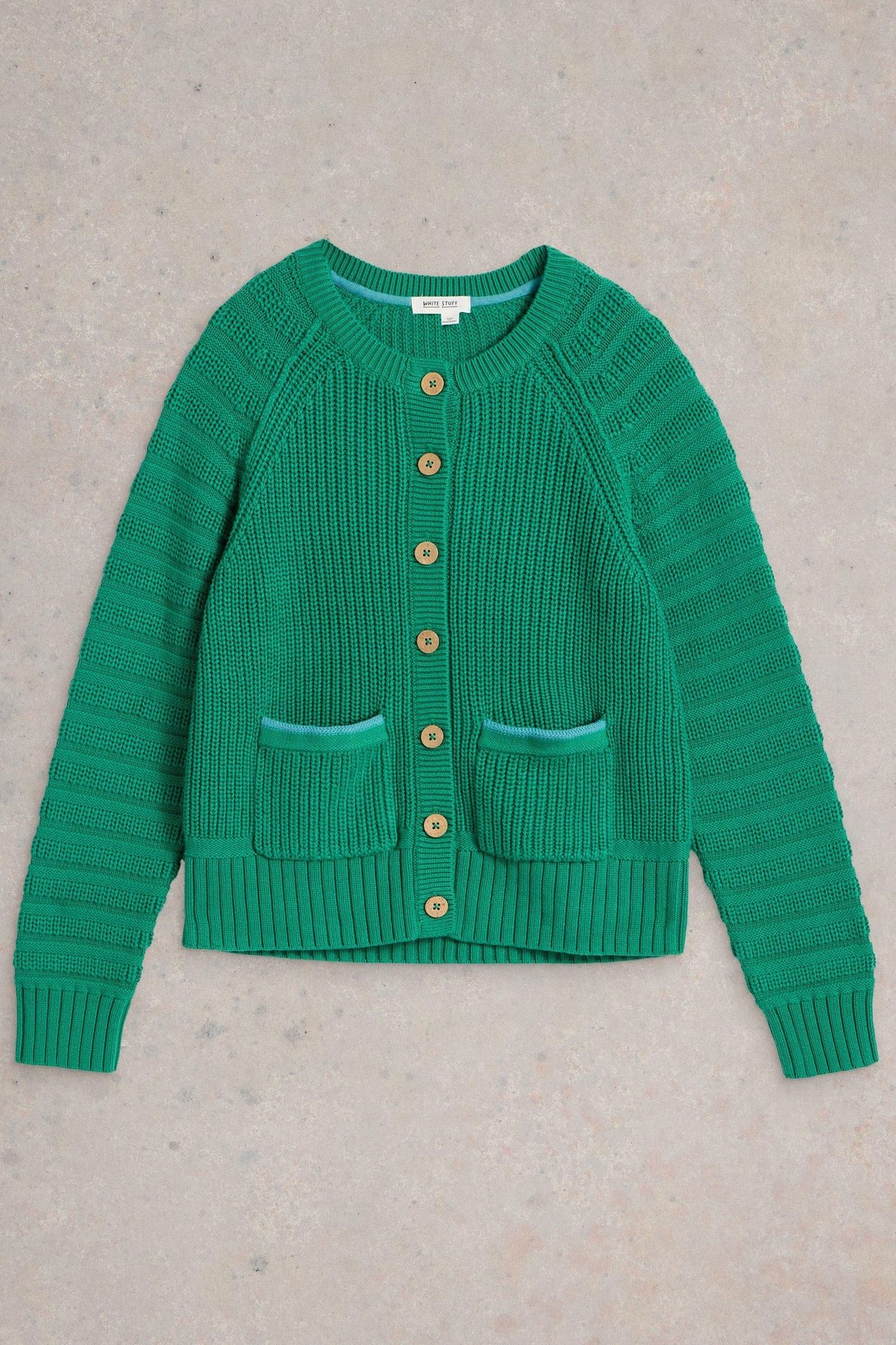 CINDY COTTON CARDI BRIGHT GREEN 5