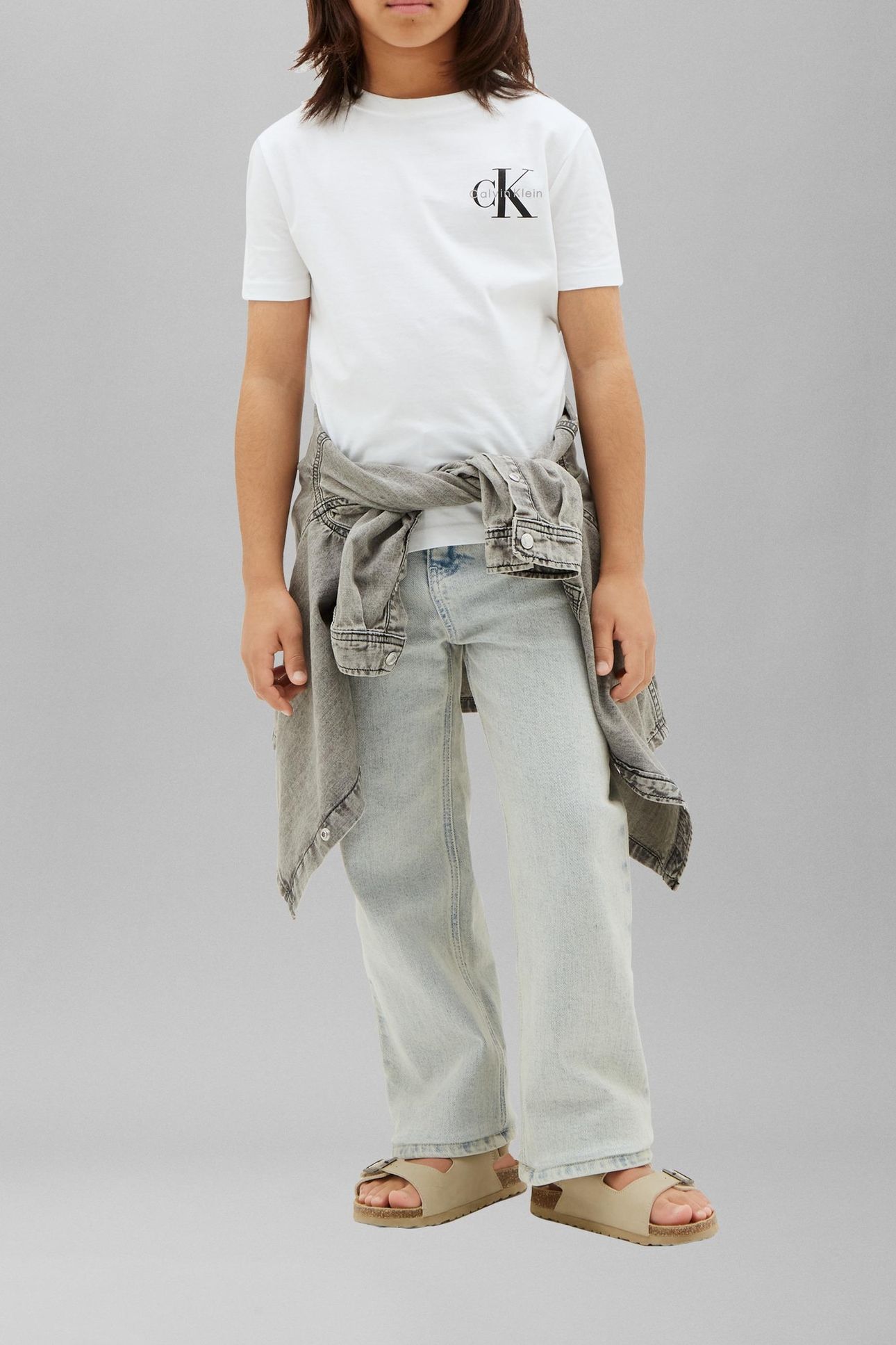 UNISEX SMALL CHEST MONOLOGO BRIGHT WHITE 5