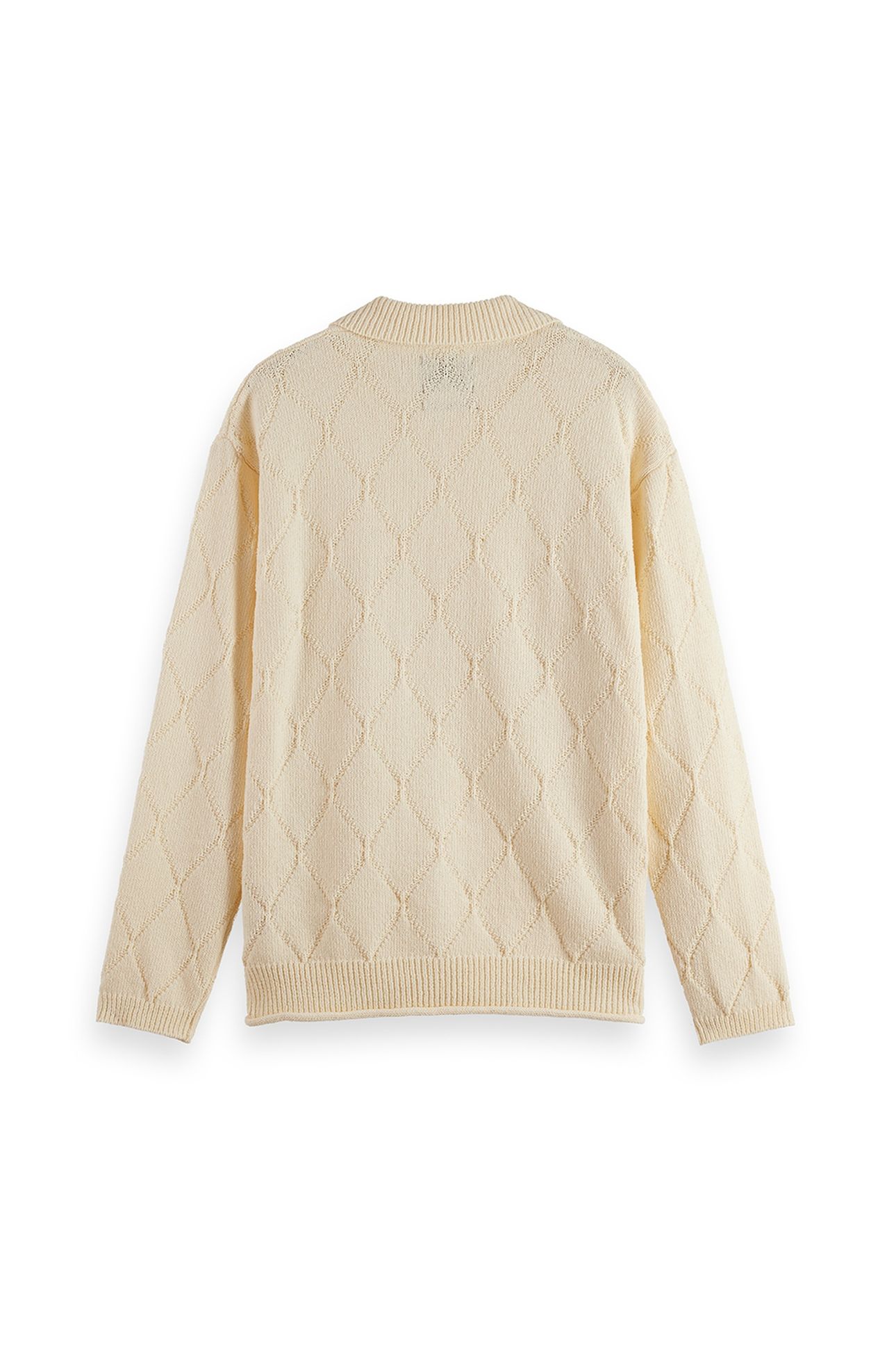 OPEN WORK LONG SLEEVE SHIRT EGGNOG 4