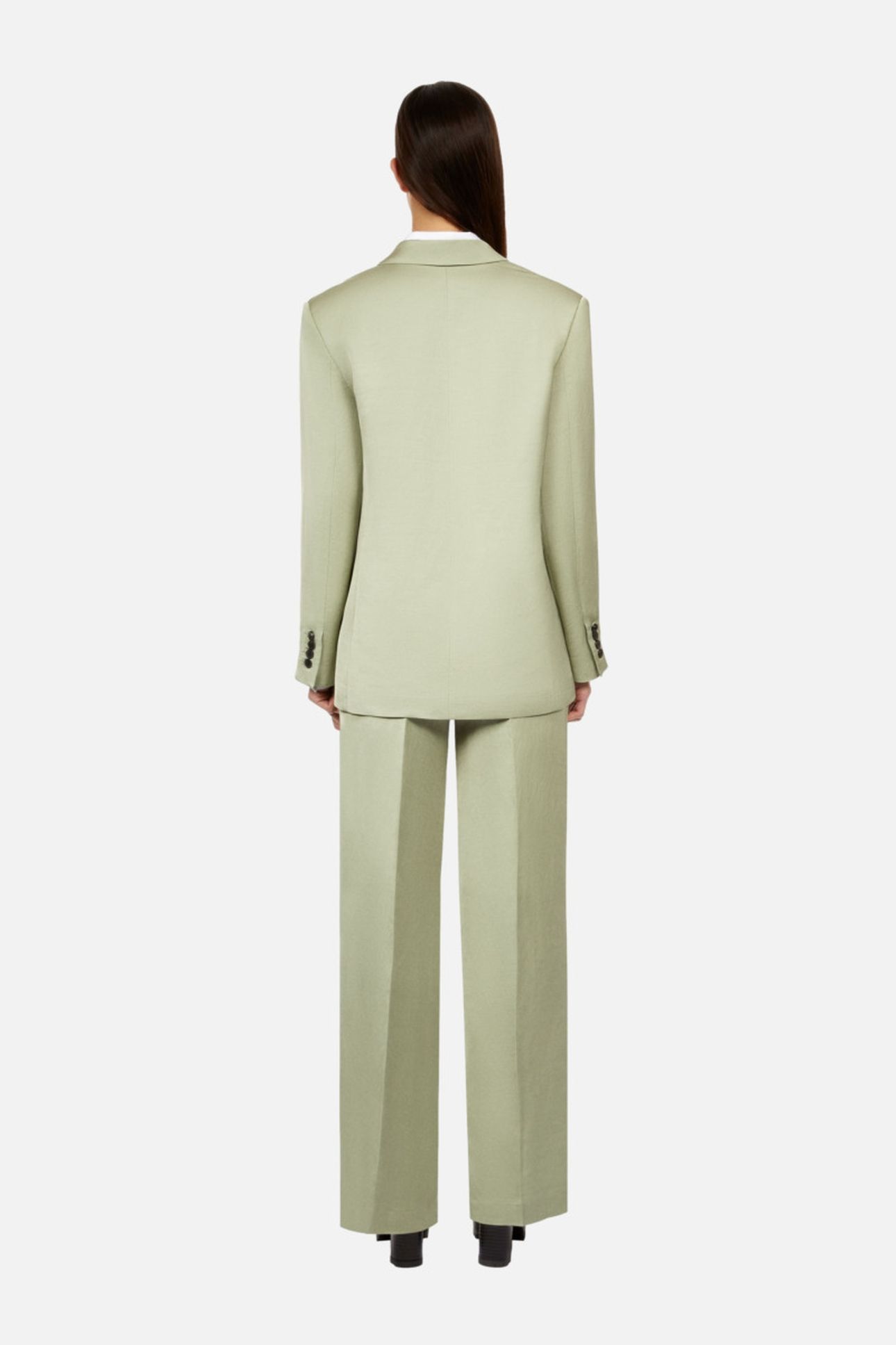 FLUID OVERSIZE SUIT VESTS KAKI GREY 4