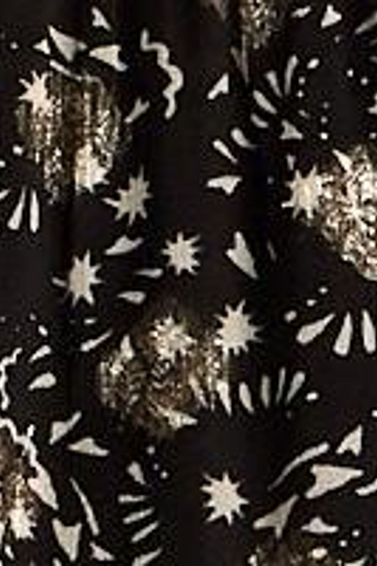 ERIN METALLIC DRESS BLACK MULTI 7