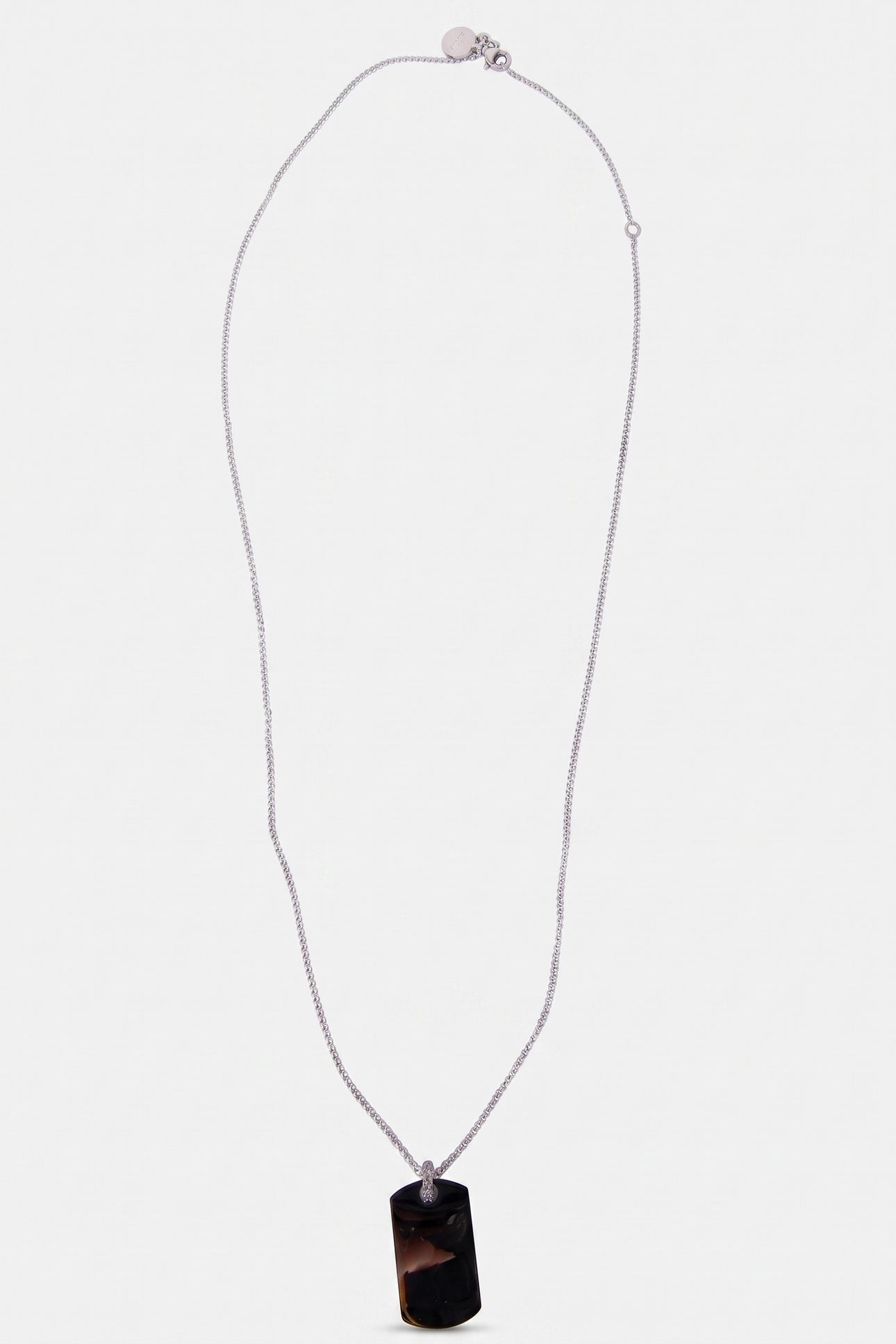 PLATE CHARM KETTE SILVER 2