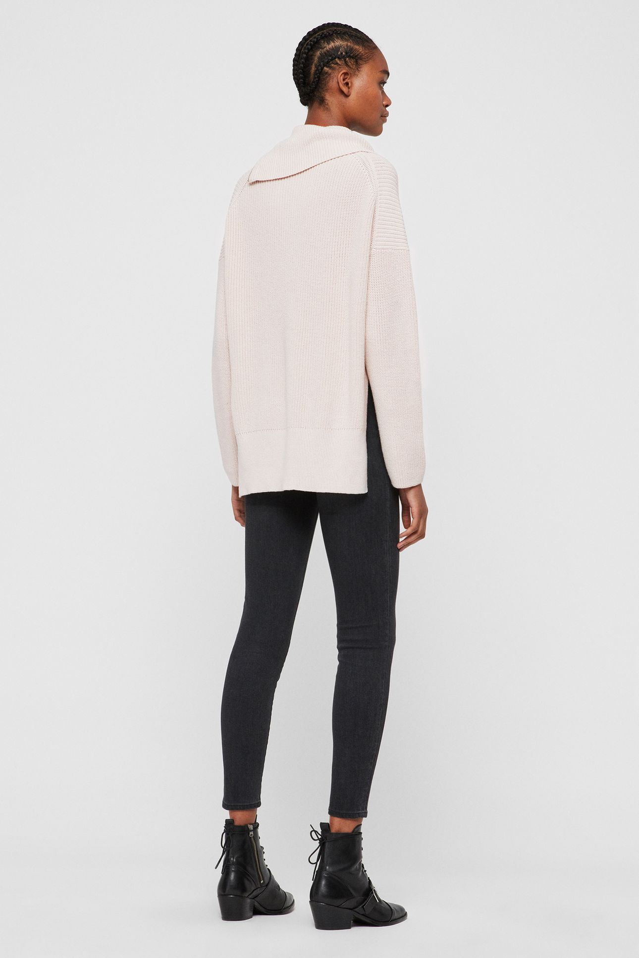 KADINE ROLL NECK HUSH PINK 4