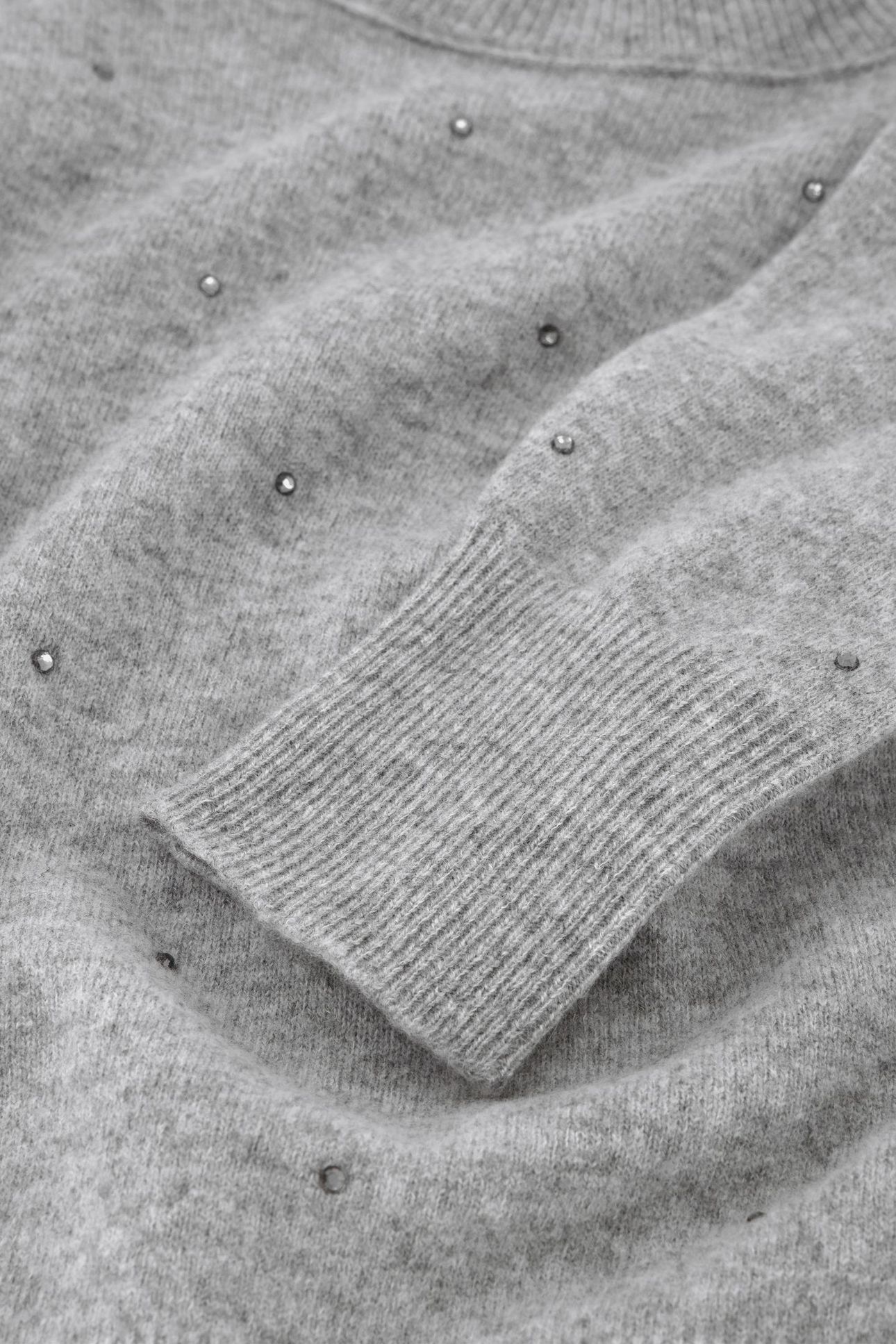 LIDI RHINESTONE PULLOVER GREY MELANGE 5