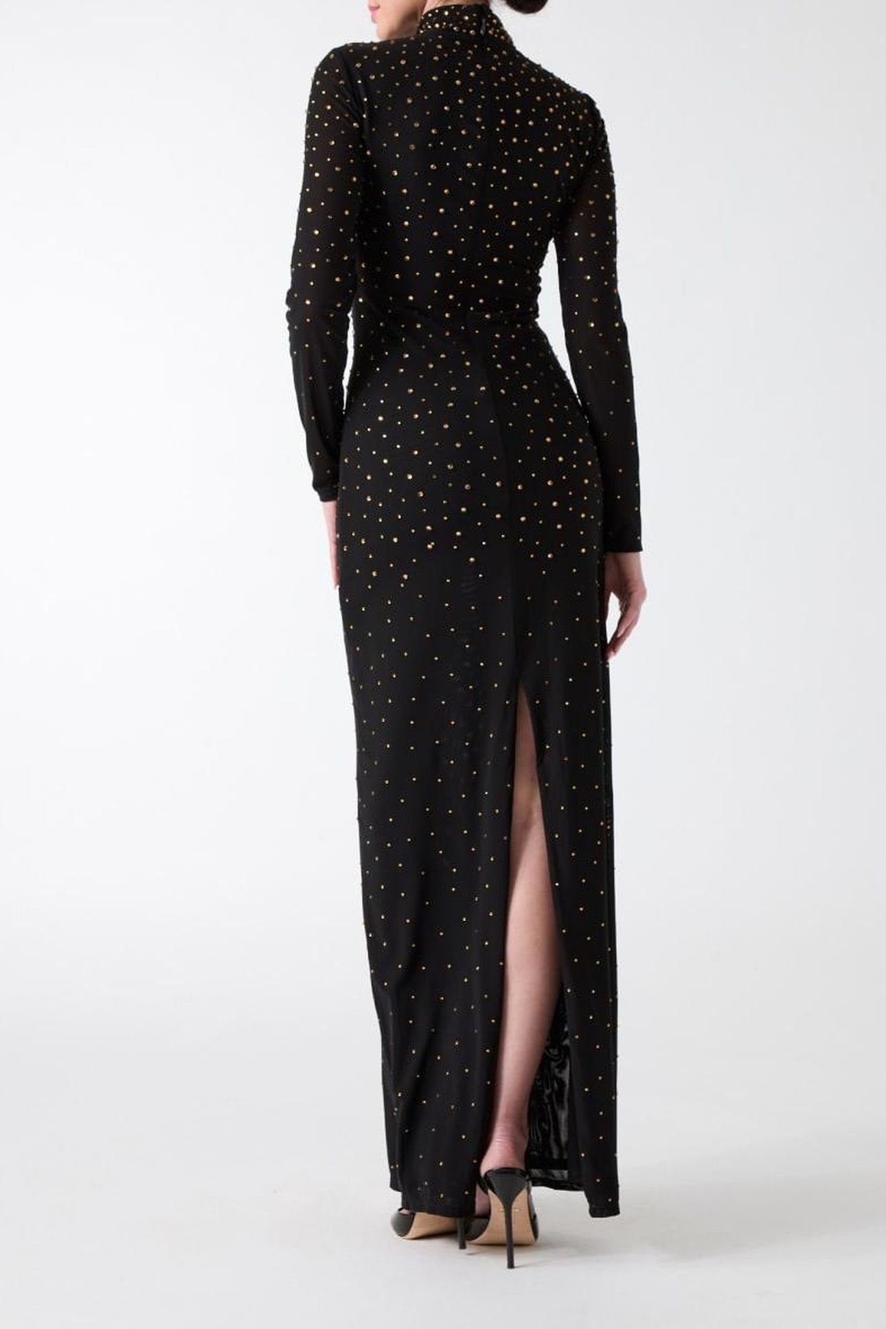 ON THE DOT MAXI JET BLACK A996 4