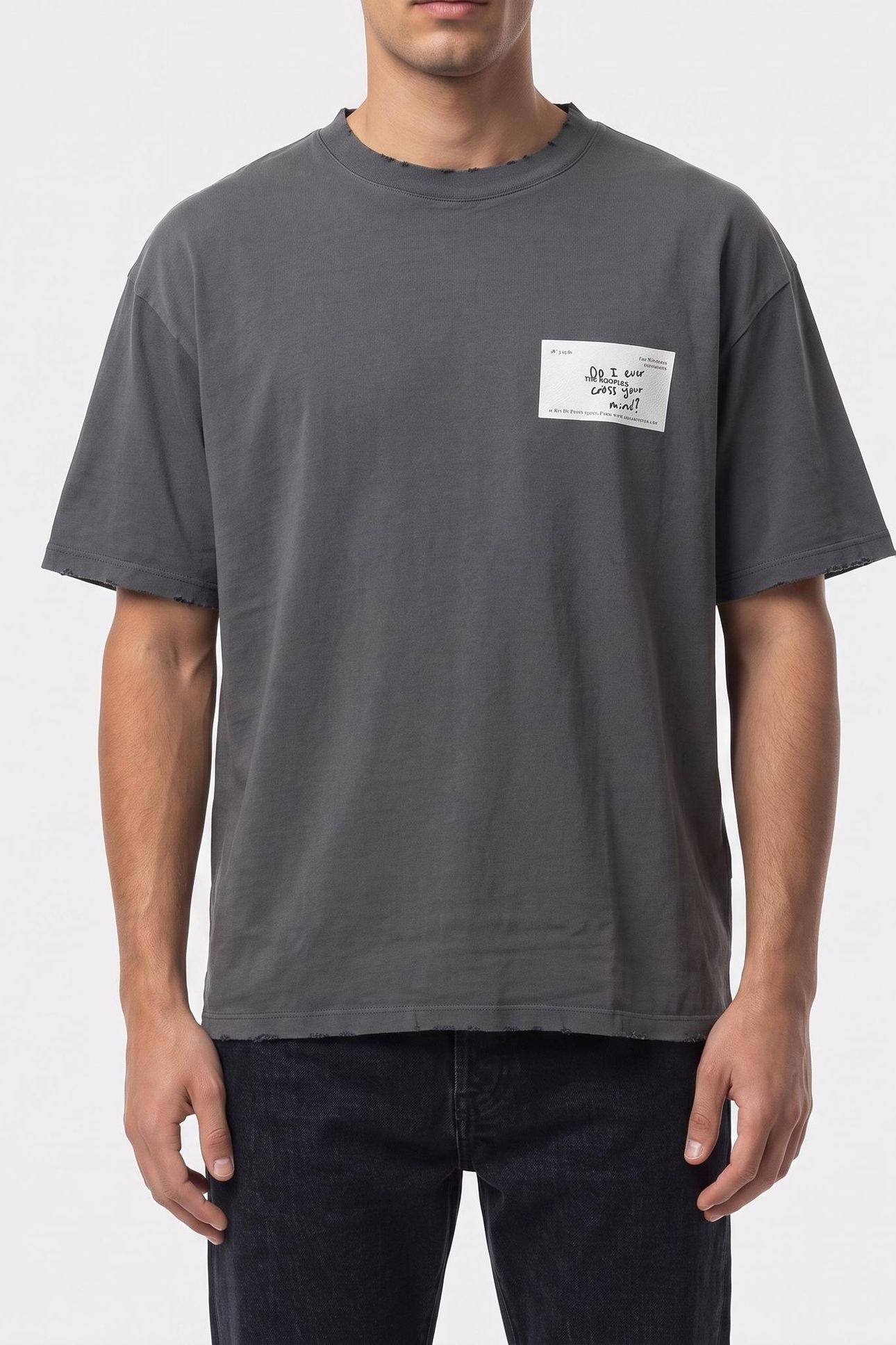 SHORT-SLEEVED T-SHIRT WITH PRINT DARK BLUE 1