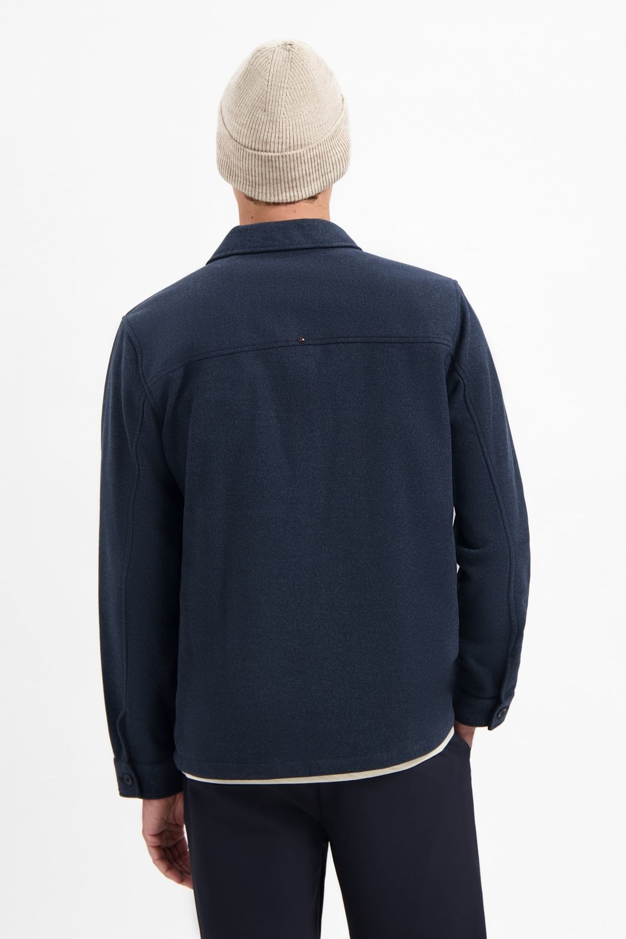 OVERSHIRT BUTTON CLOSURE MELANGE NIGHT 4