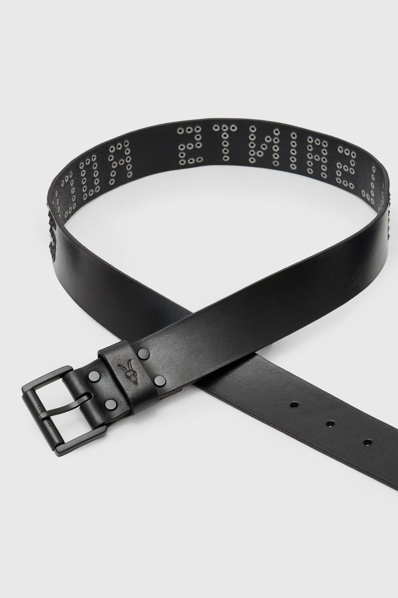 AS ROCKS STUD BELT BLACK/MATTE BLACK 3