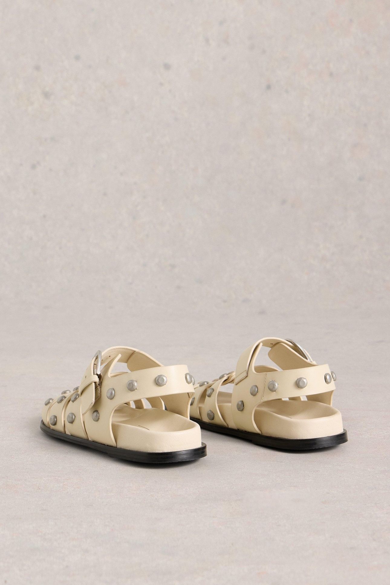 HELENA STUDDED FISHERMAN PALE IVORY 6