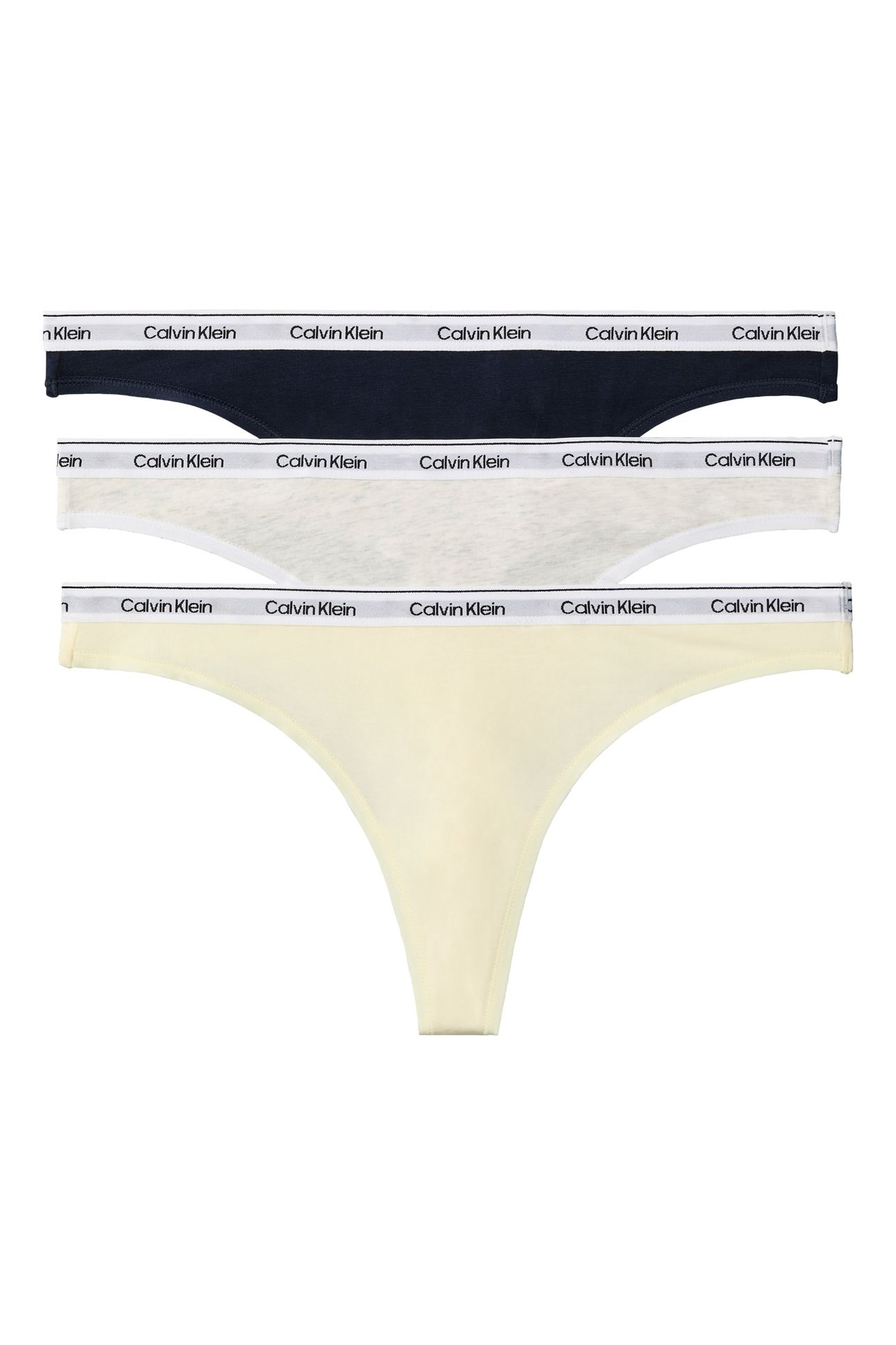 THONG 3-PACK SHORELINE/SNOW HEATHER/PEAR SORBE 1