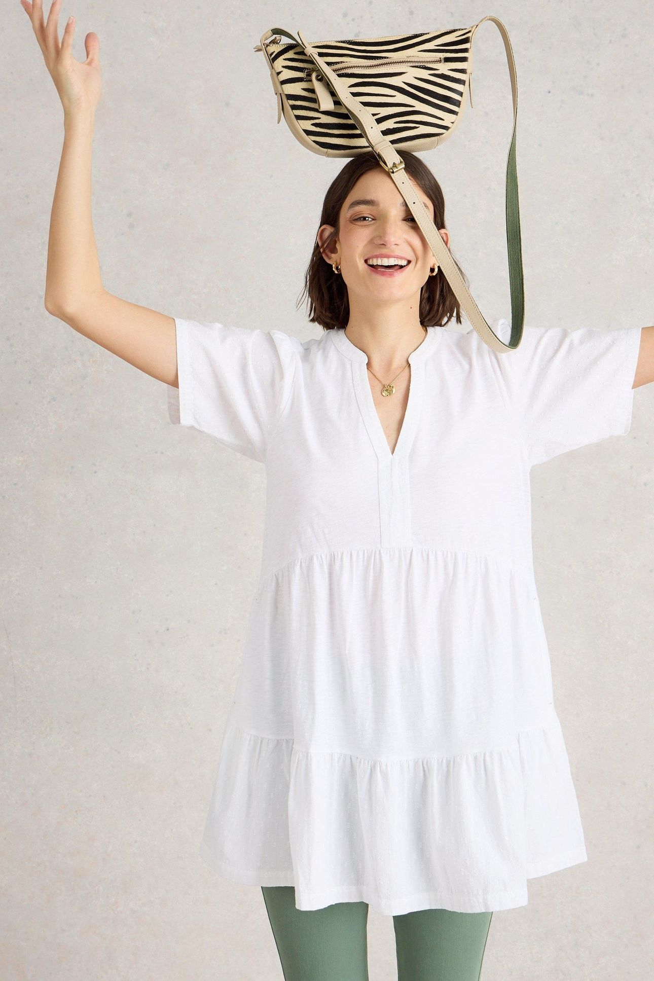 MARIA MIX TUNIC BRILLIANT WHITE 6