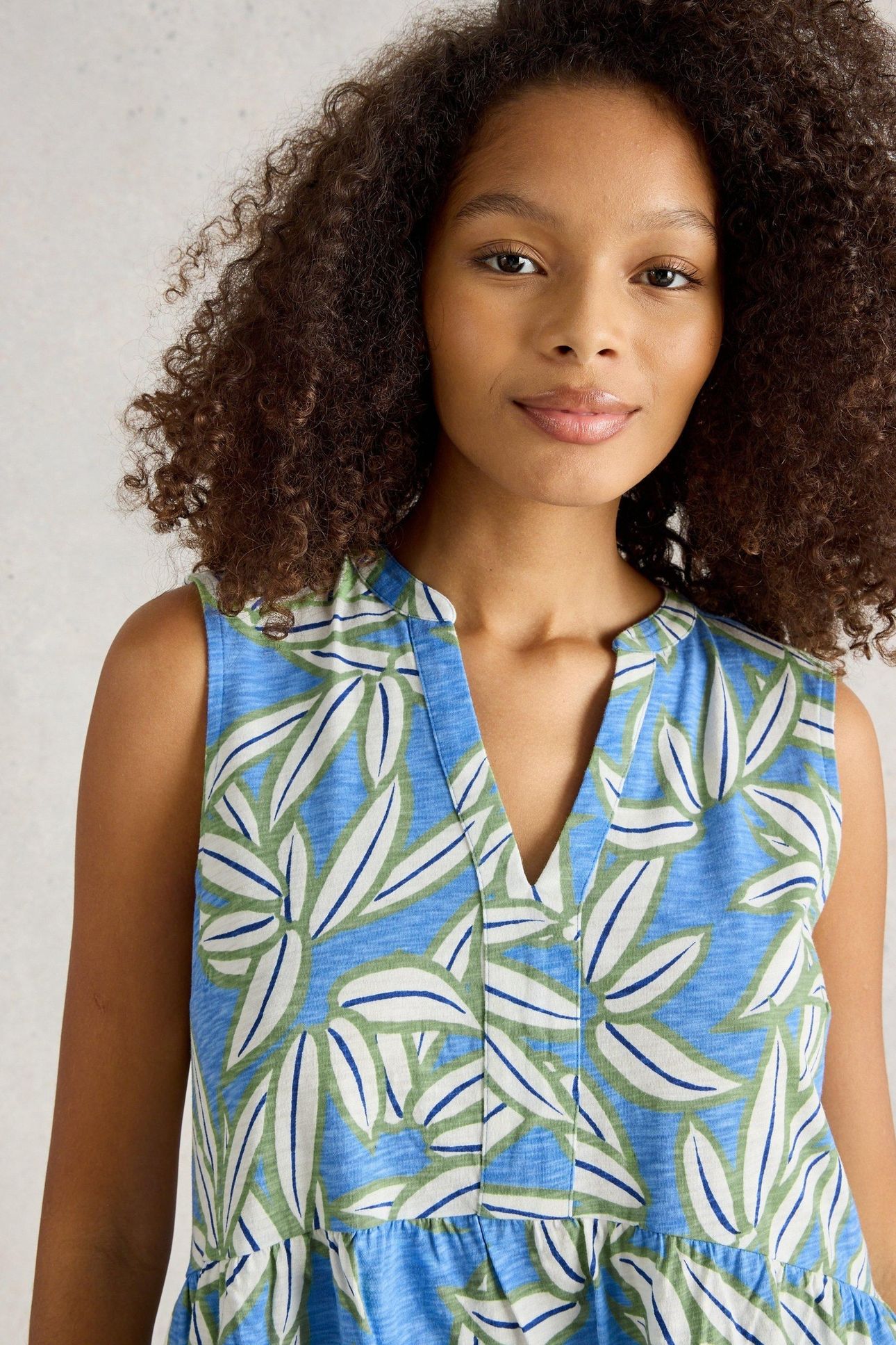 MACIE SLEEVELESS TUNIC BLUE MULTI 6