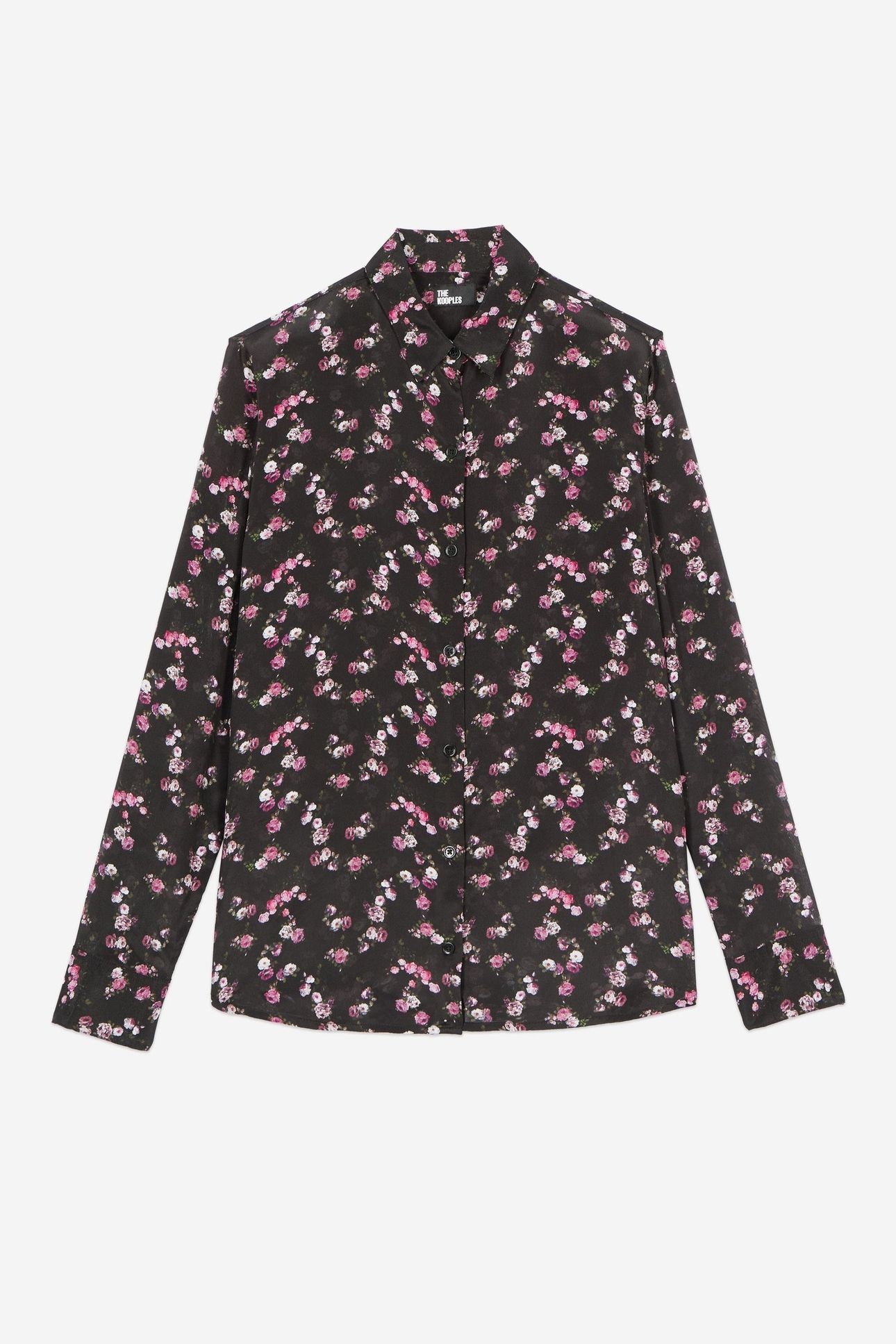 LONG-SLEEVED SHIRT W CLASSIC COLLAR BLACK 3