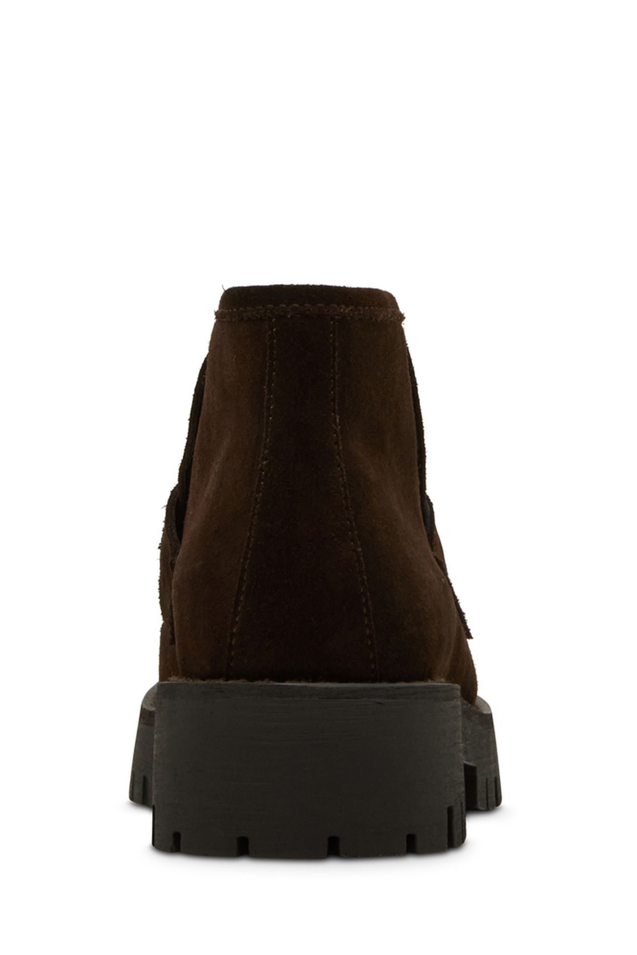 LEON FLAT SHOES CHOCOLATE BROWN SUEDE 5