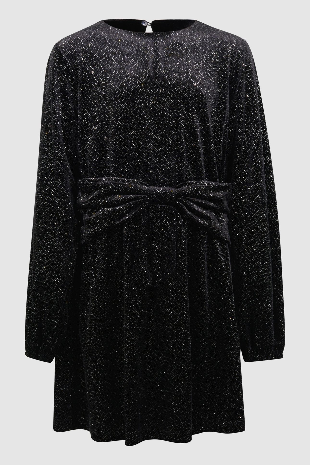 GAM-SBVELVET BOW DRESS BLACK 4