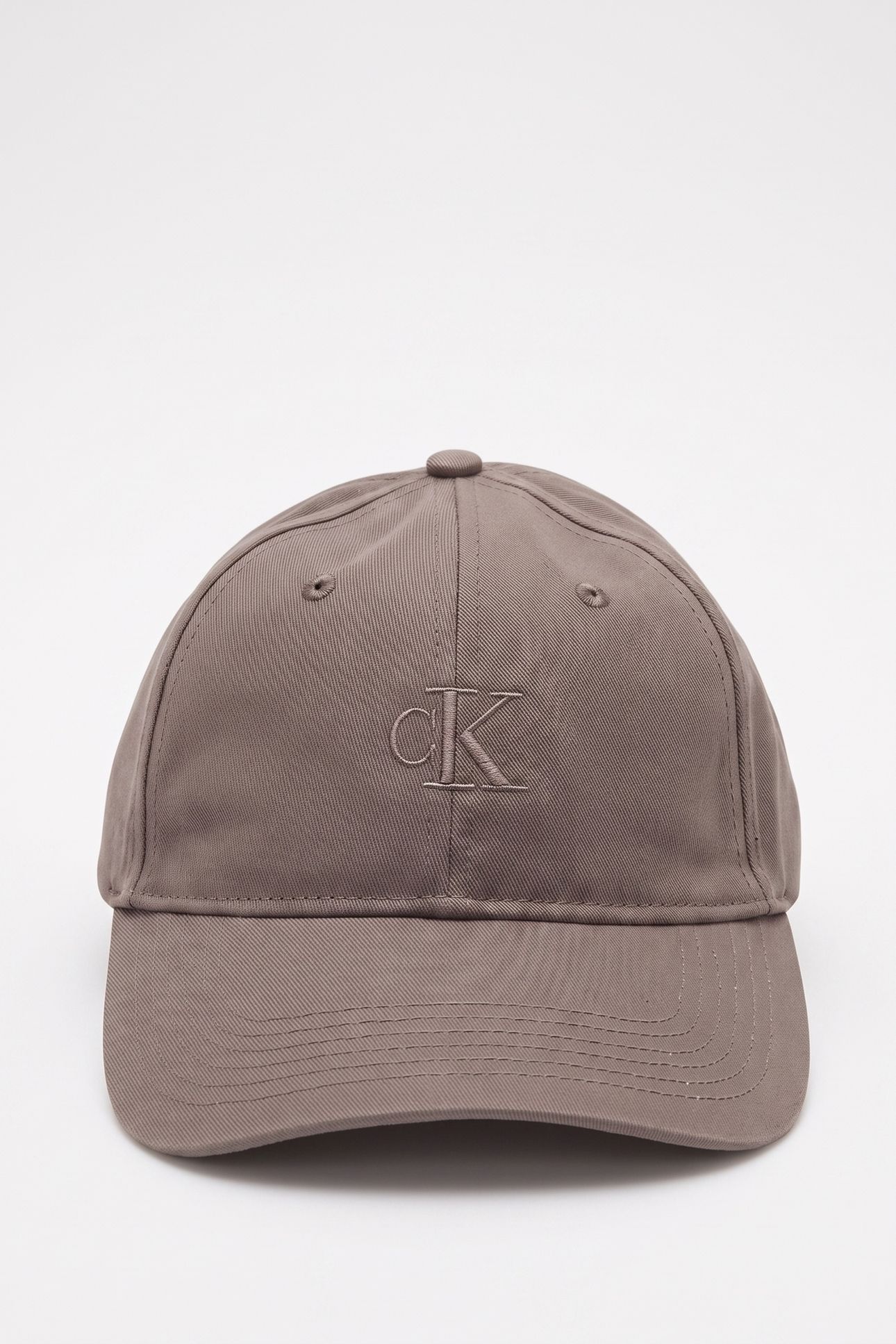 MONOGRAM EMBROIDERY CAP CHARCOAL GRAY 1