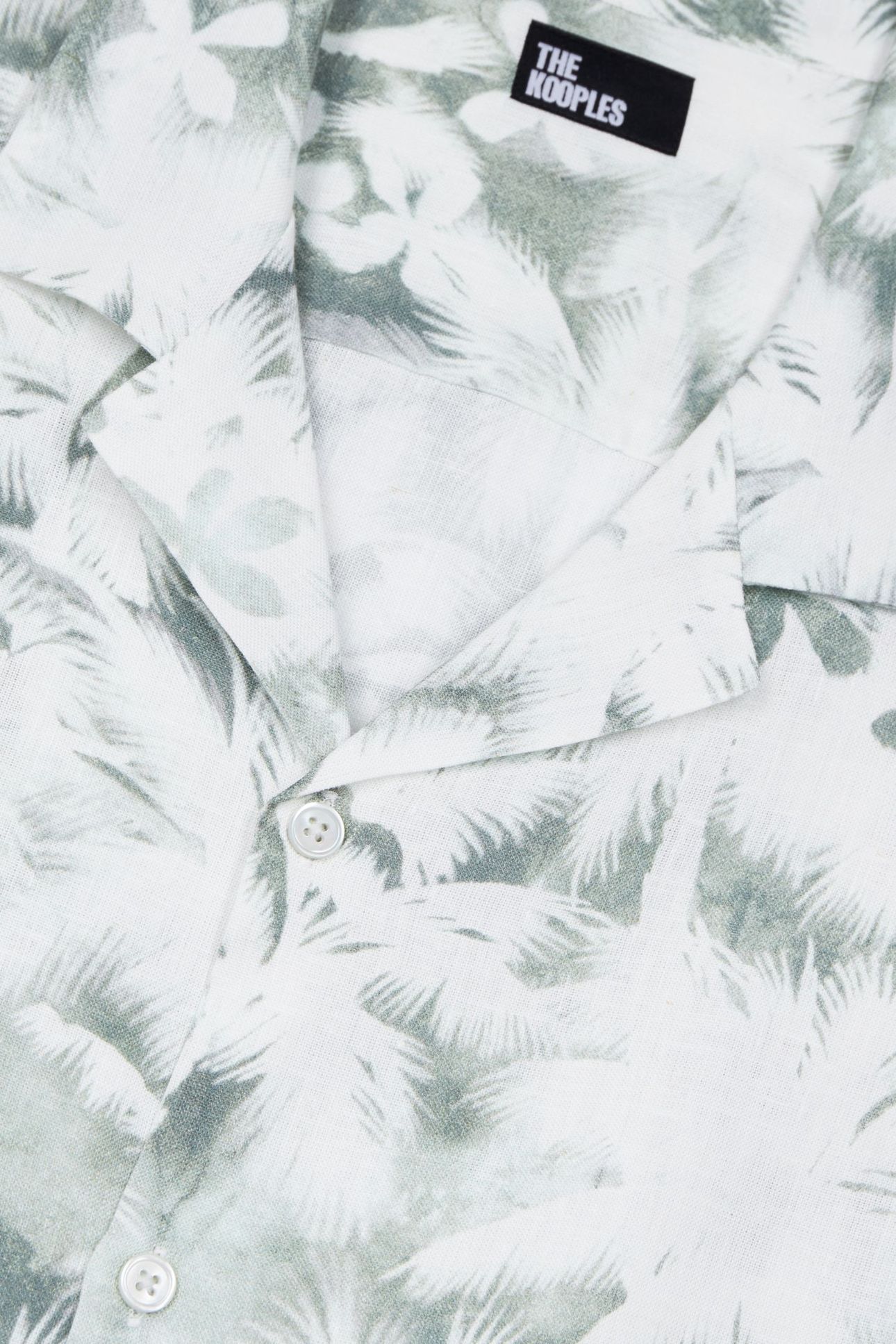 SHORT-SLEEVED SHIRT WITH SHARK COLLAR WHITE-KAKI 6