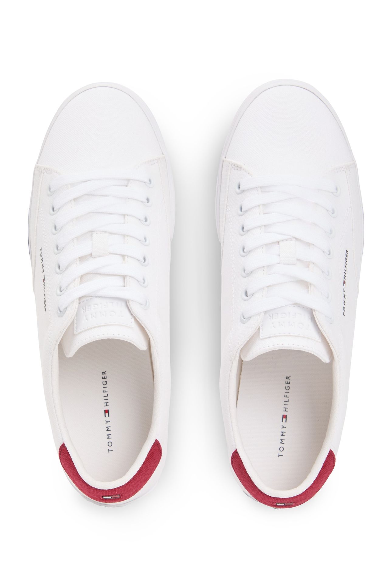 CANVAS SIGNATURE MIDSOLE TRAINERS WHITE 5
