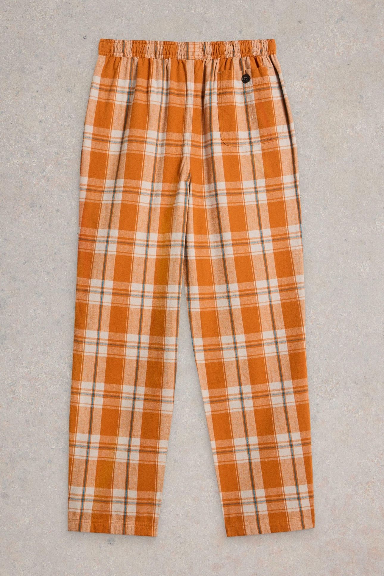 FLANNEL CHECK BOTTOM ORANGE MULTI 2