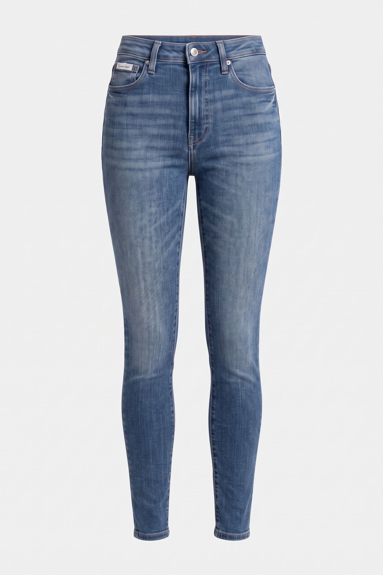 HIGH RISE SKINNY INDIGO JEAN INDIGO STATION 3