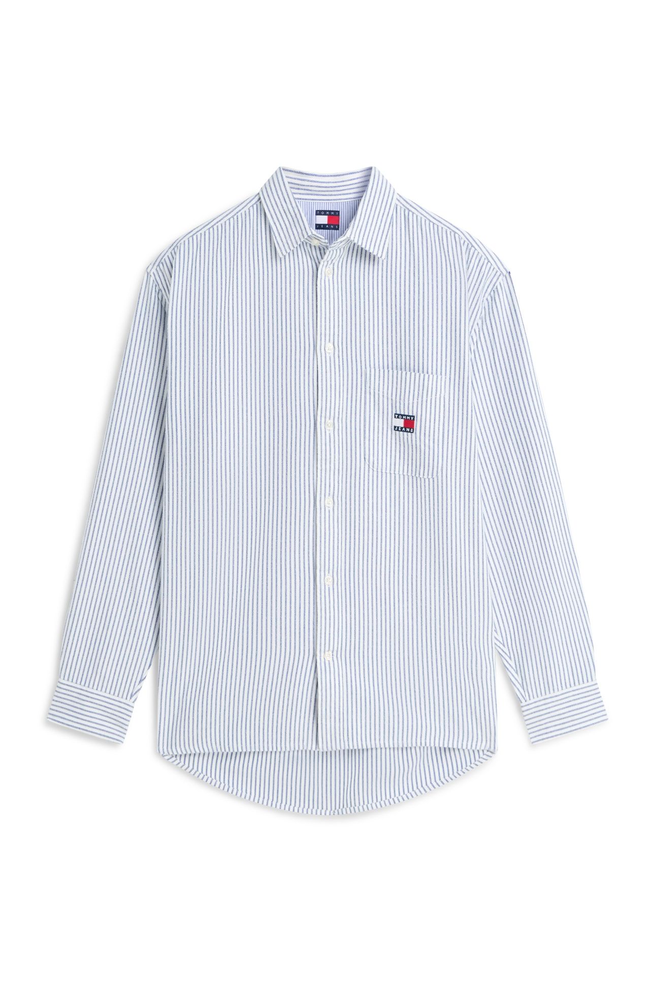 OVERSIZED STRIPE OXFORD PROVIDENCE BLUE 4